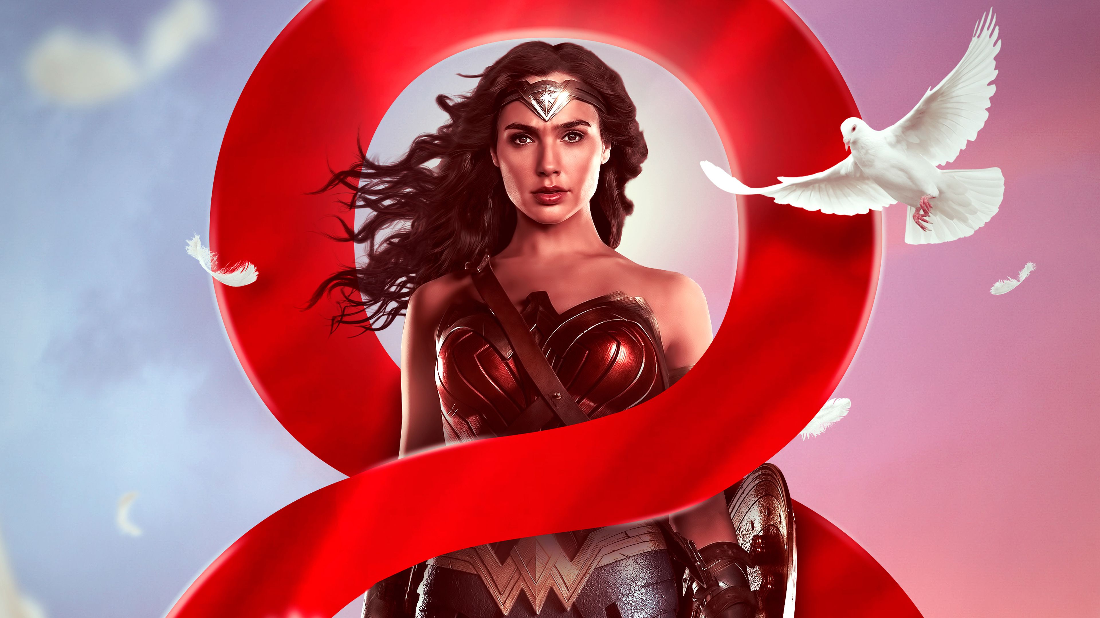 Wallpaper 4k Wonder Woman Poster Design 4k Wallpaper