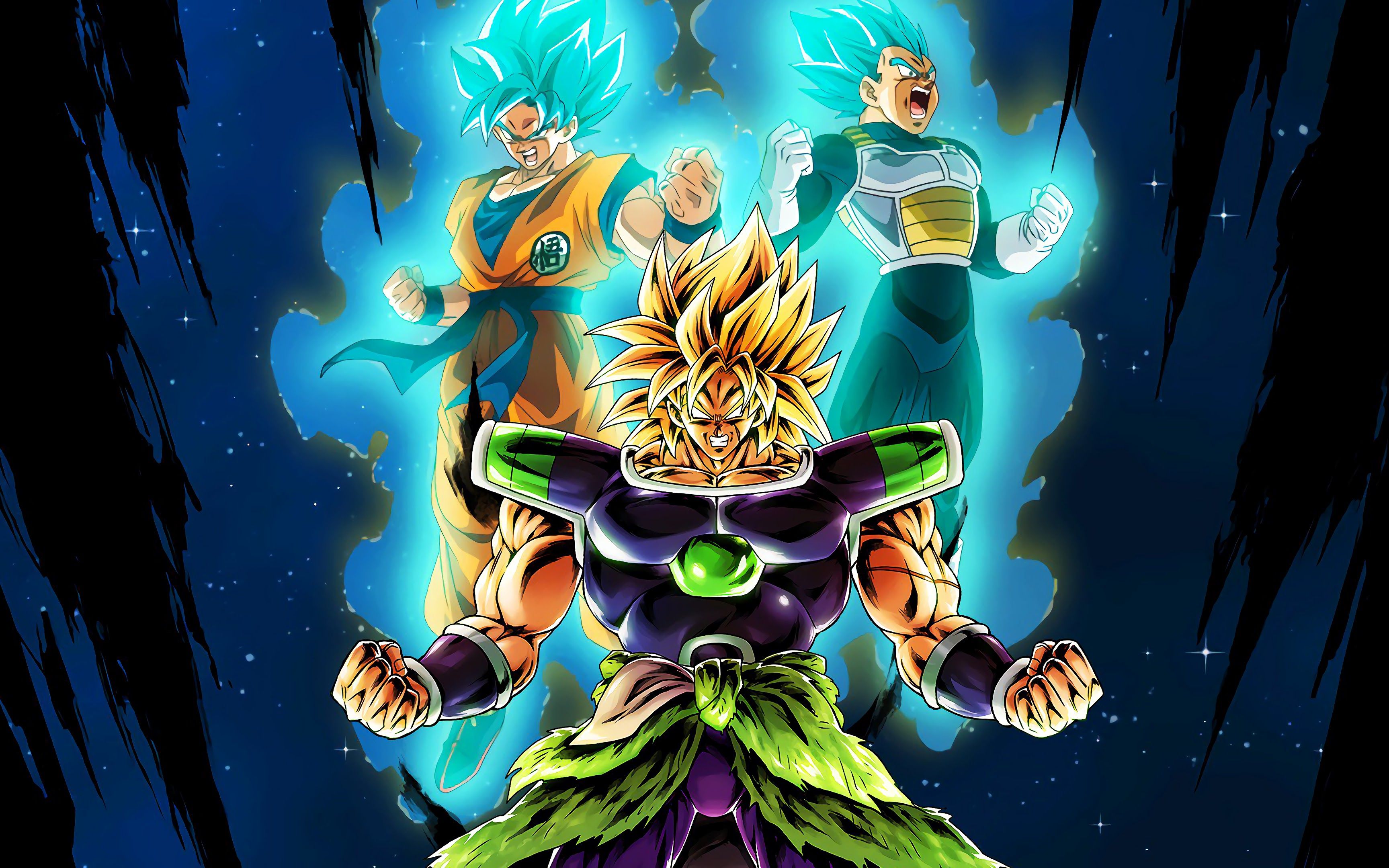 Ssj4 Goku Vegeta Broly
