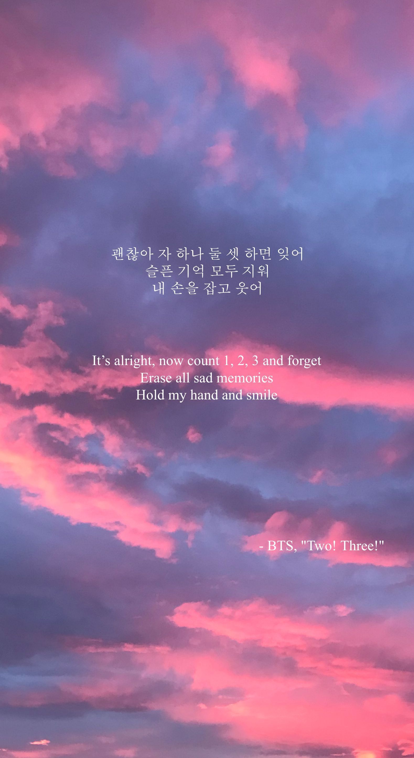 BTS Lyrics Wallpaper