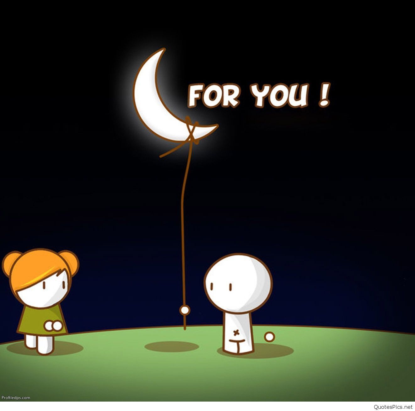 Wallpaper For Facebook Profile Picture. Love couple image, Lasso the moon, Love moon