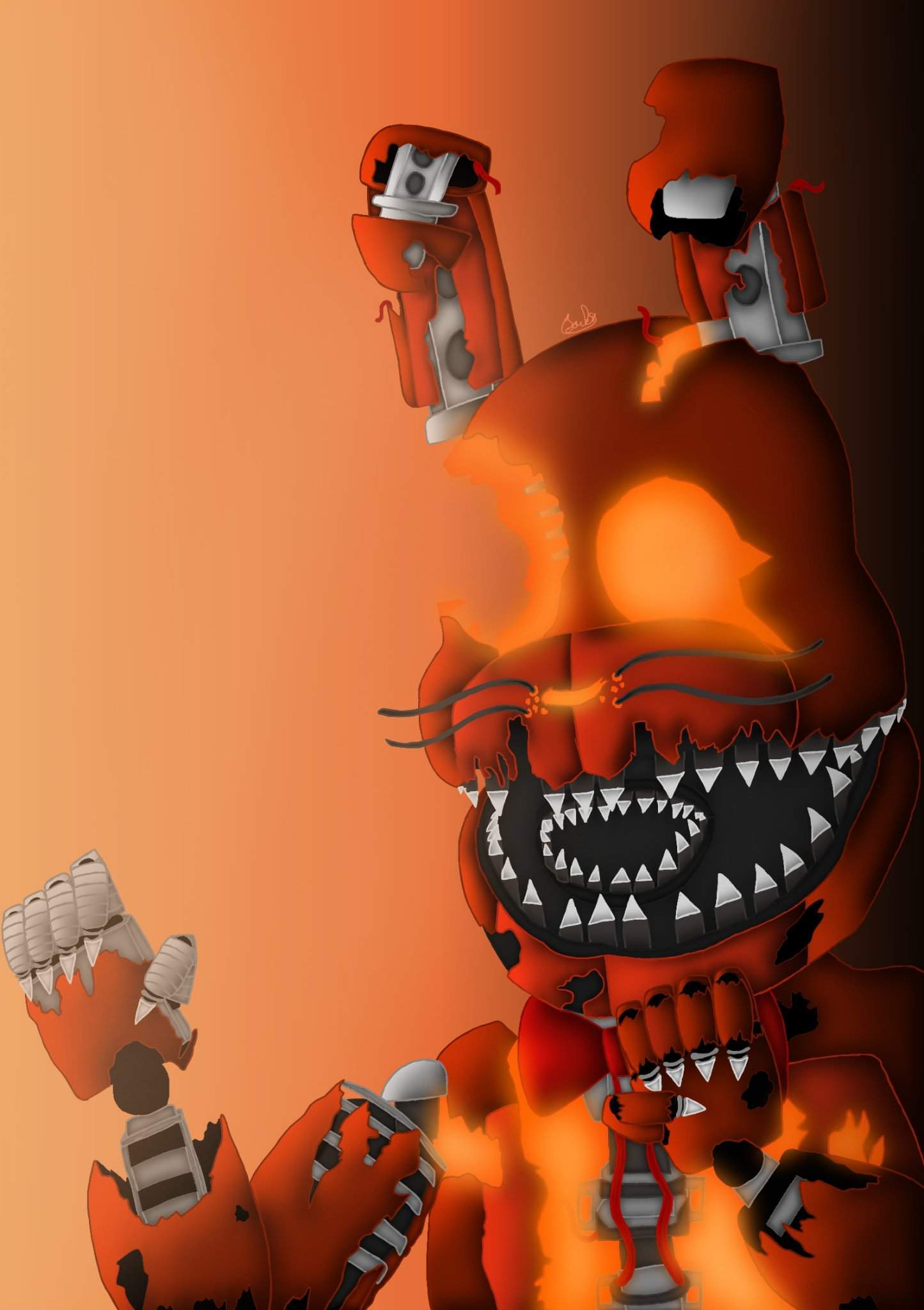 Jack-O-Glamrock Wilzy on Game Jolt: Fnaf: Nightmare Wallpaper