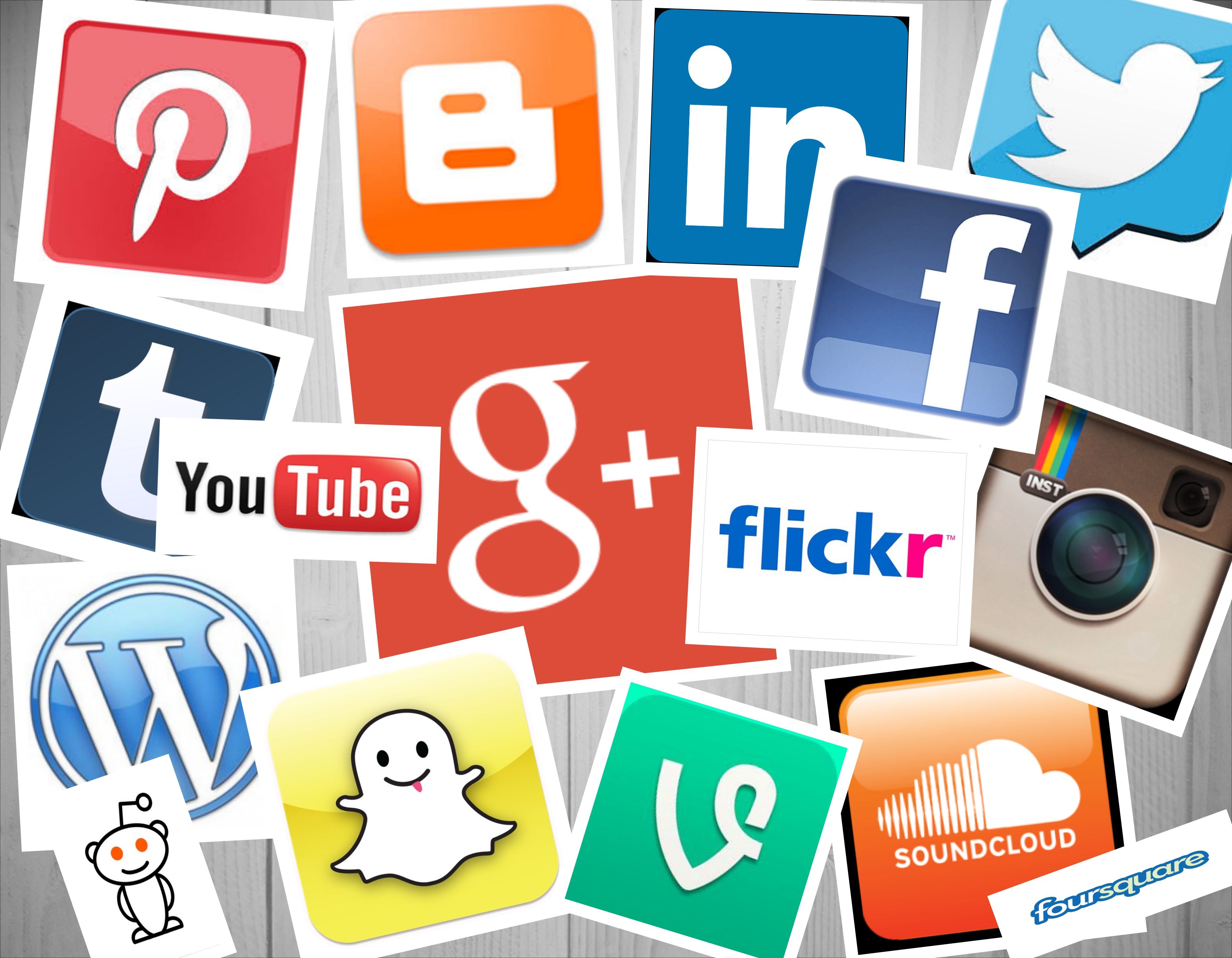 Social Media Icon Collage Icon Library