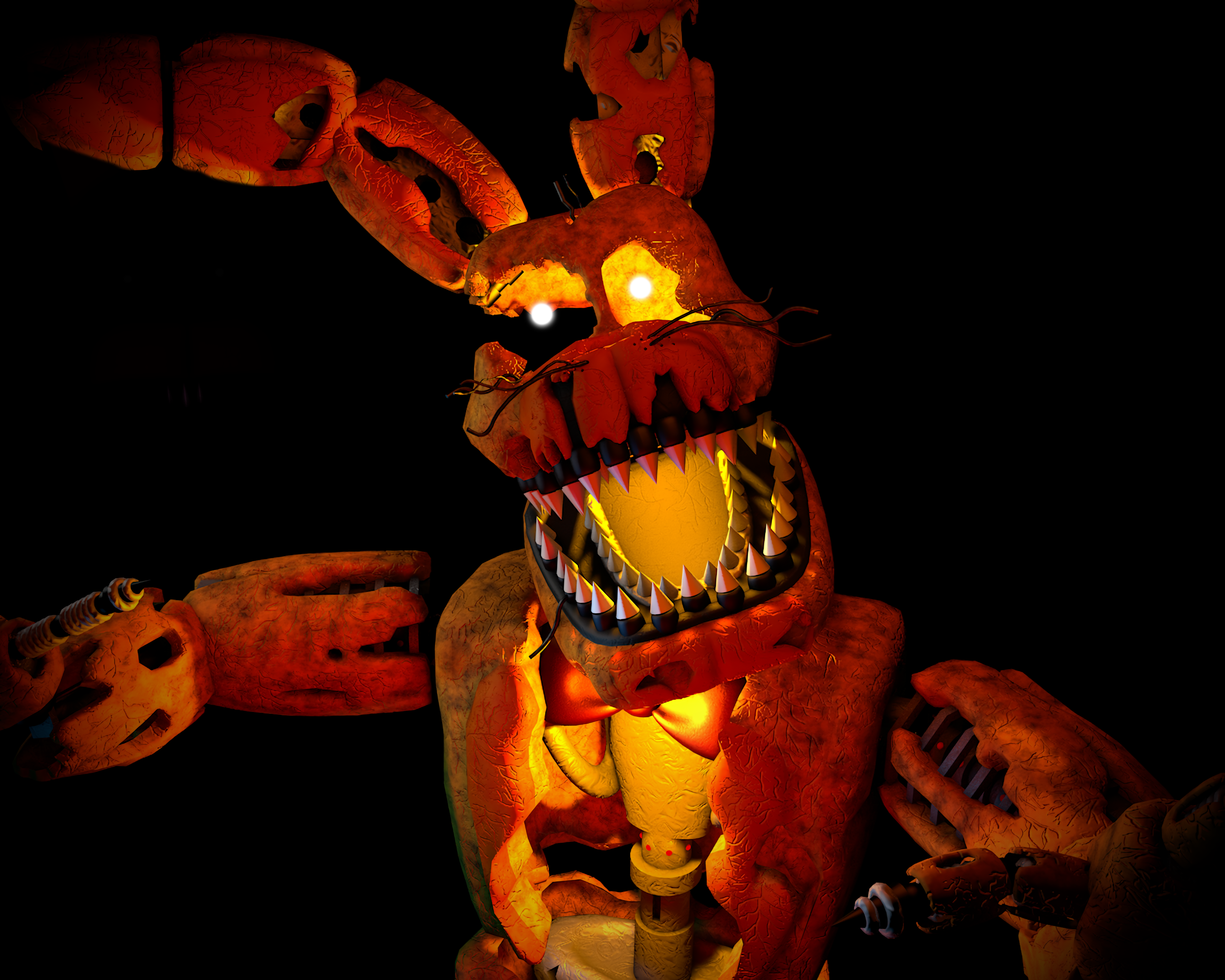 Jack-O-Glamrock Wilzy on Game Jolt: Fnaf: Nightmare Wallpaper