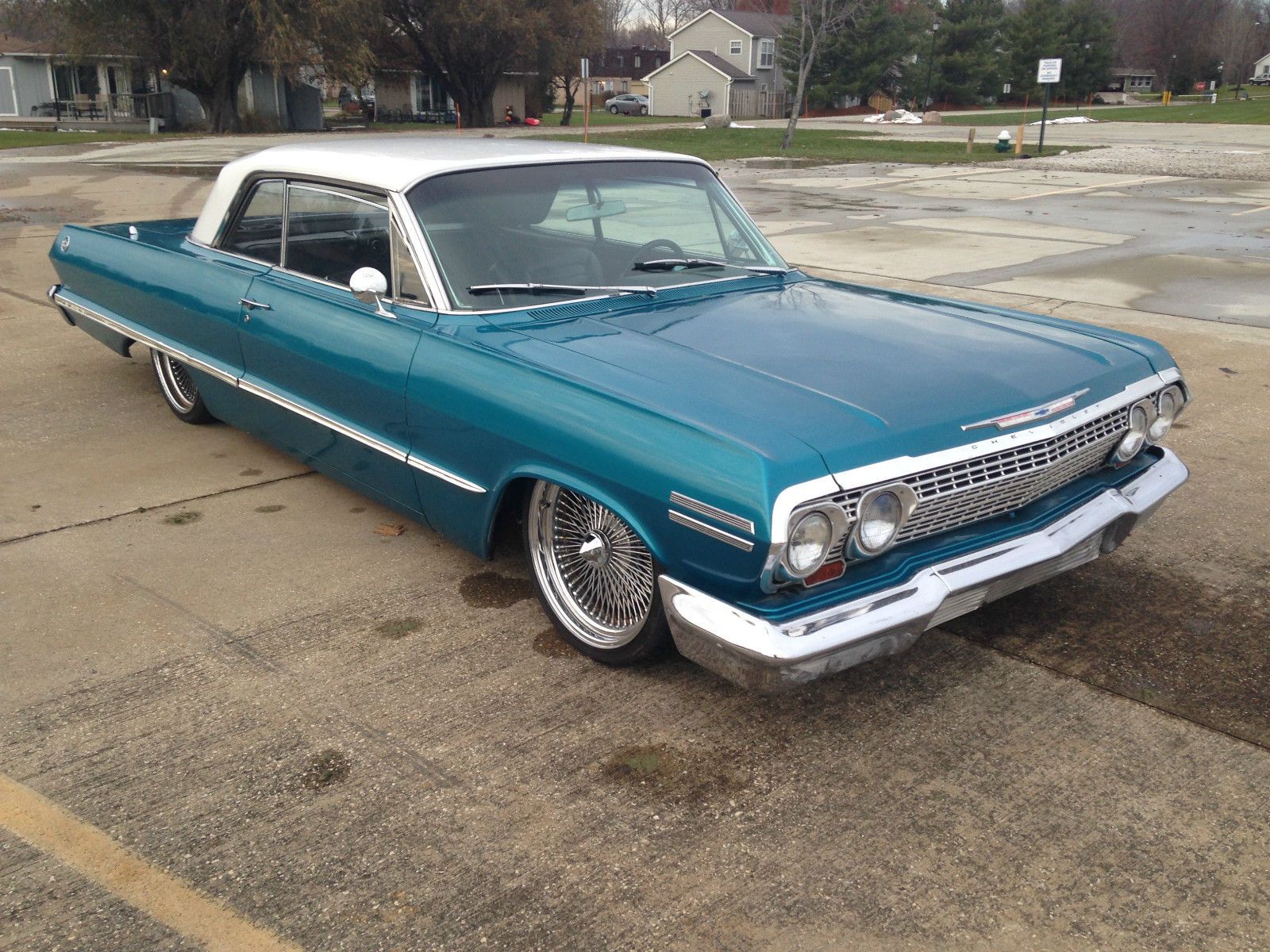 CHEVY IMPALA SS LOWRIDER ON BAGS Chevrolet Impala 1963