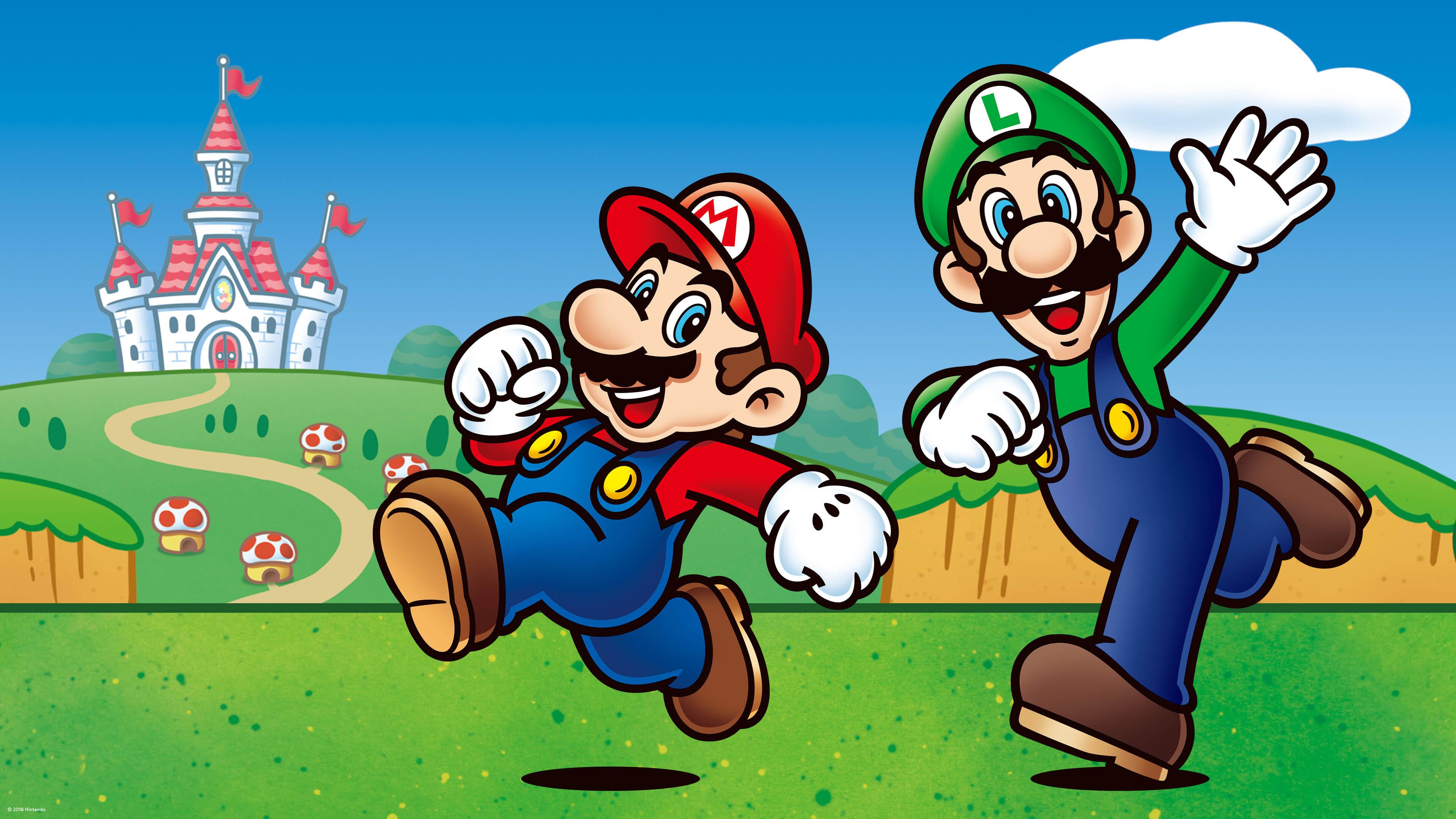 Mario And Luigi UHD 4K Wallpaper