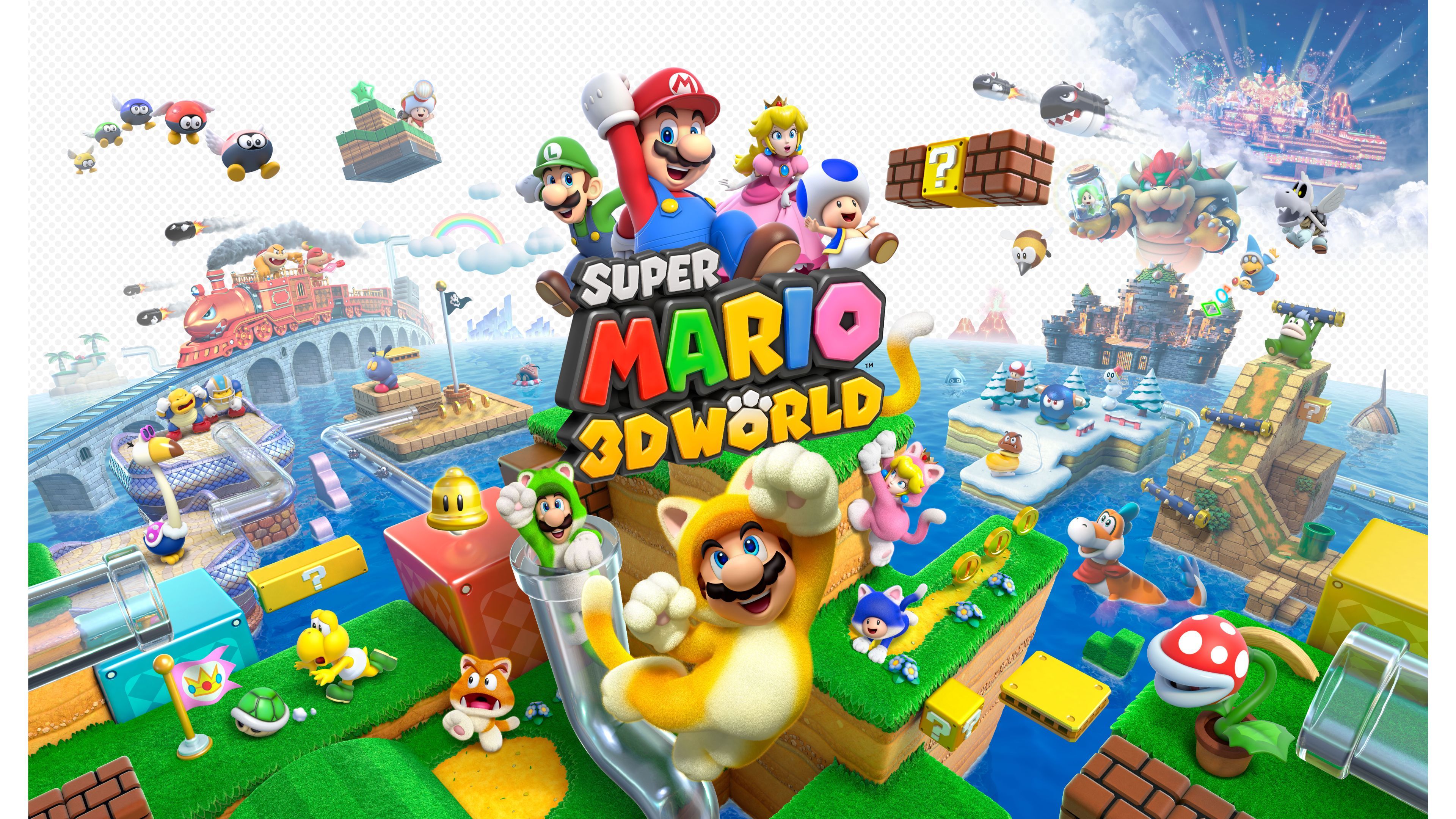 Mario 4K wallpaper for your desktop or mobile screen free and easy to download