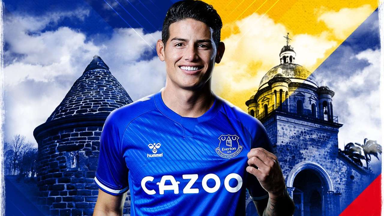 OFFICIAL: James Rodriguez signs for Everton