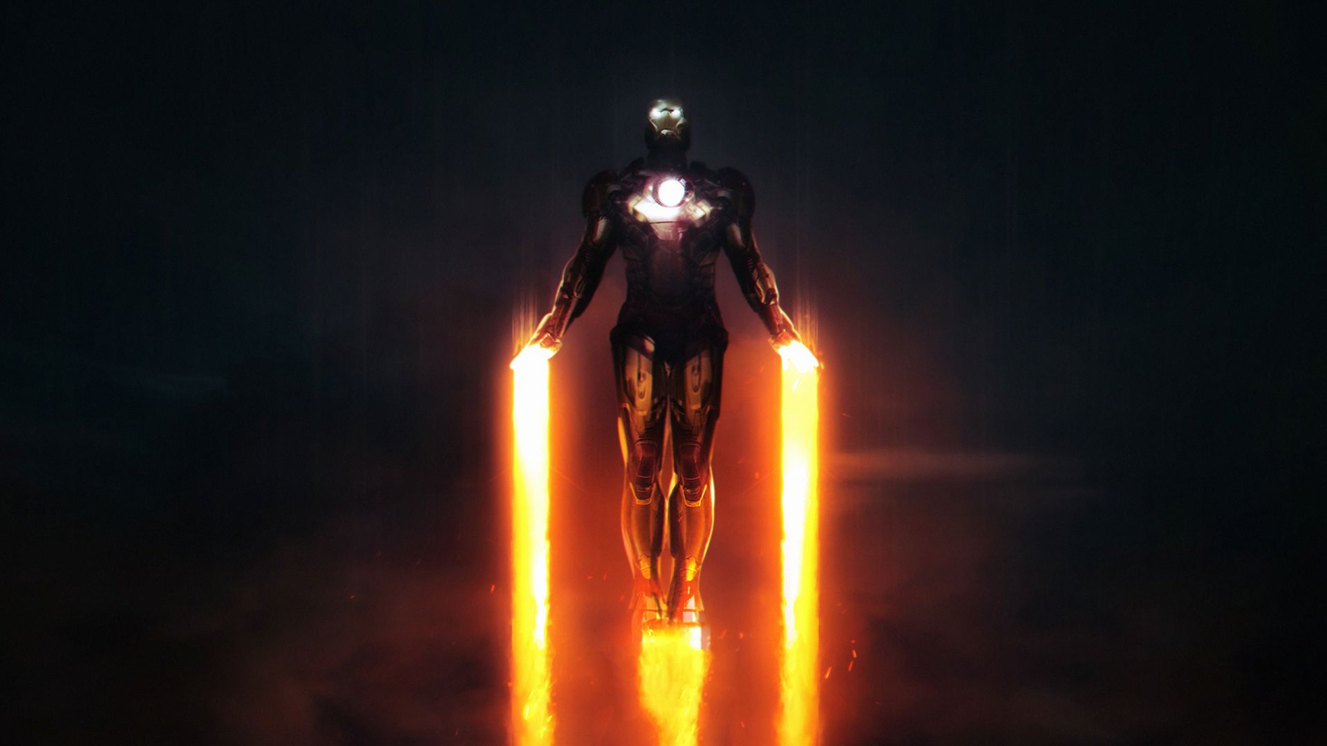 Download 1920x1080 wallpaper iron man, the only one flight, superhero, full hd, hdtv, fhd, 1080p, 1920x1080 HD image, background, 22622