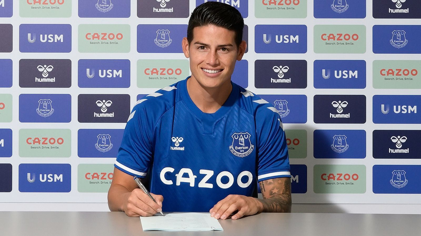 James Rodriguez joins Everton from Real Madrid for £22m of Ex