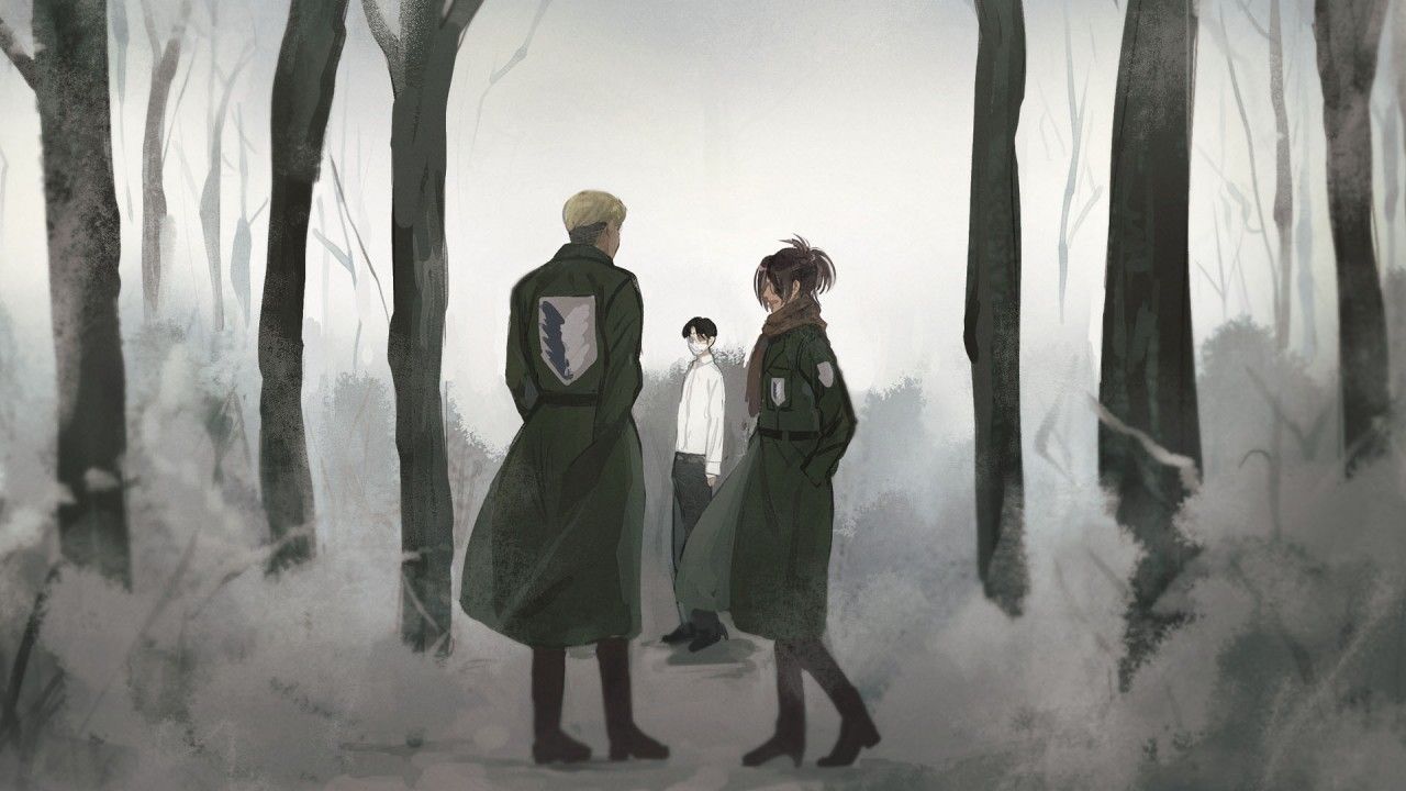 Attack on Titan Levi Ackerman Erwin Smith Hange Zoe HD Levi Ackerman Wallpaper</a> Wallpaper