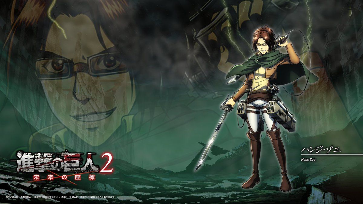 Attack on Titan Wiki - #AttackOnTitan 2: Futue Coordinates WEB based craft experience wallpaper (PC) [Erwin, Hange, Sasha & Connie]