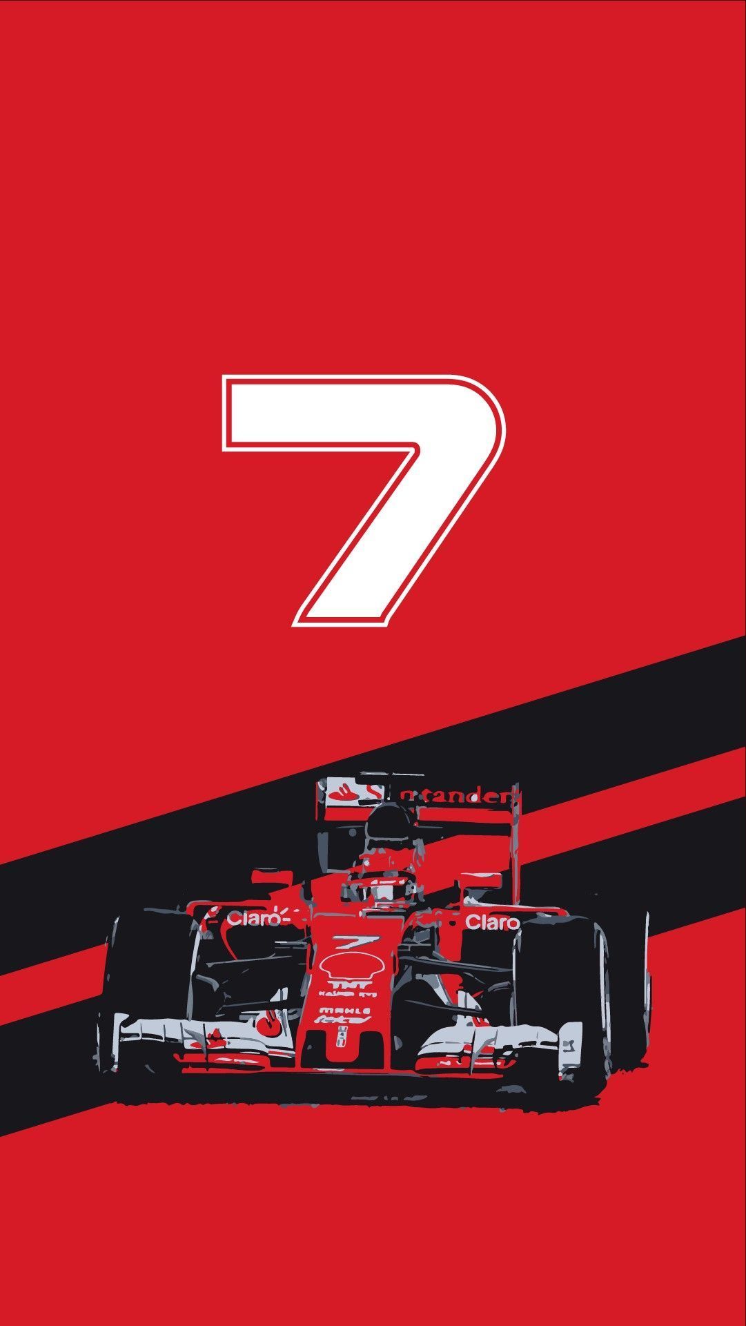 iPhone 7 Ferrari F1 Wallpaper
