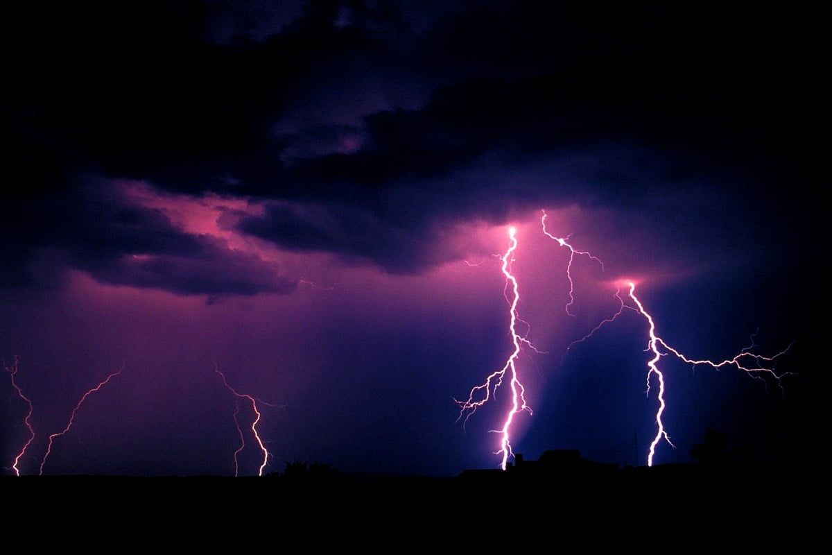 Amazing widescreen Forces Of Nature, Thunder, Lightning background picture. Download TOP Free image