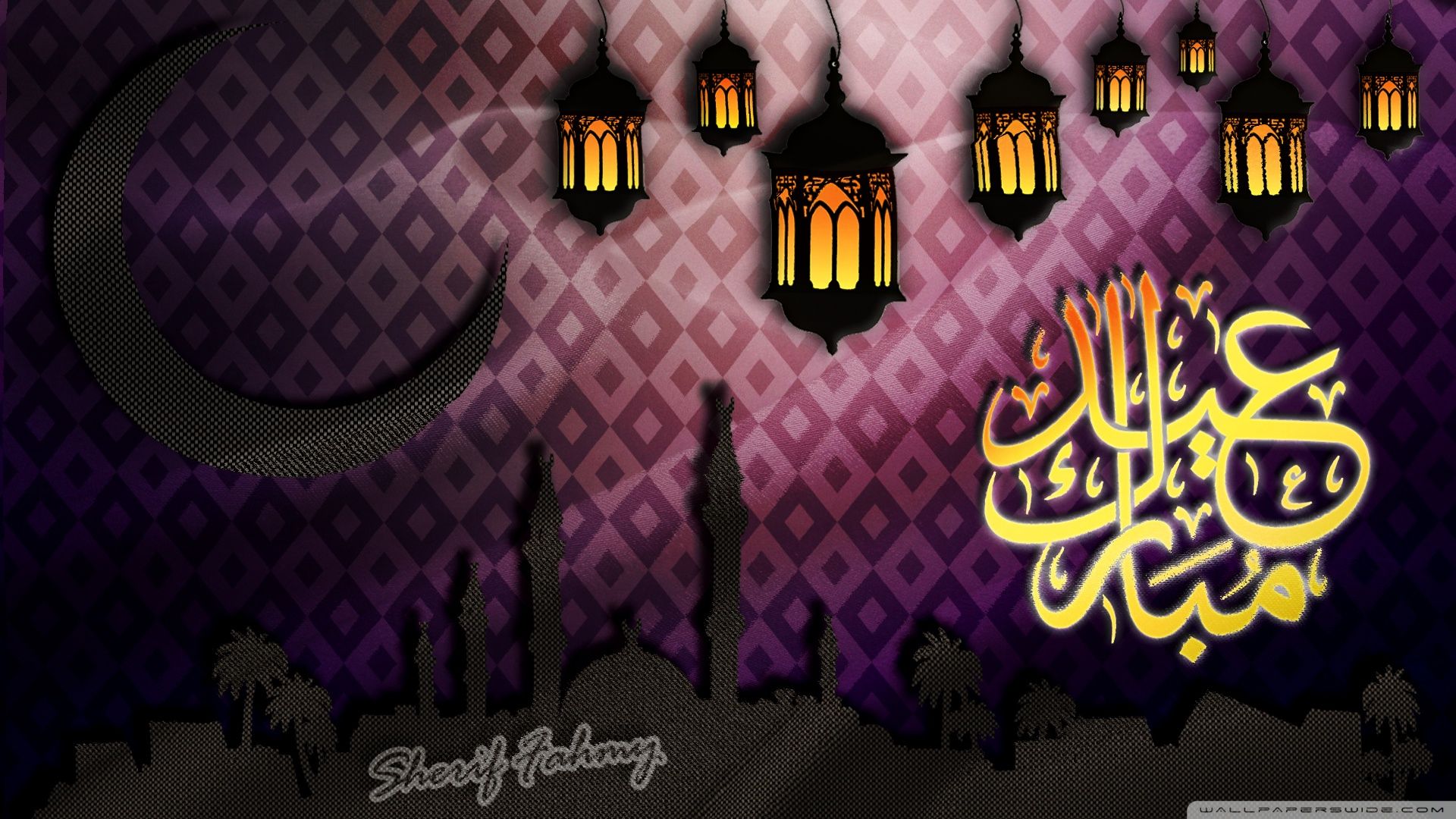 Eid Mubarak Desktop HD Wallpapers Wallpaper Cave