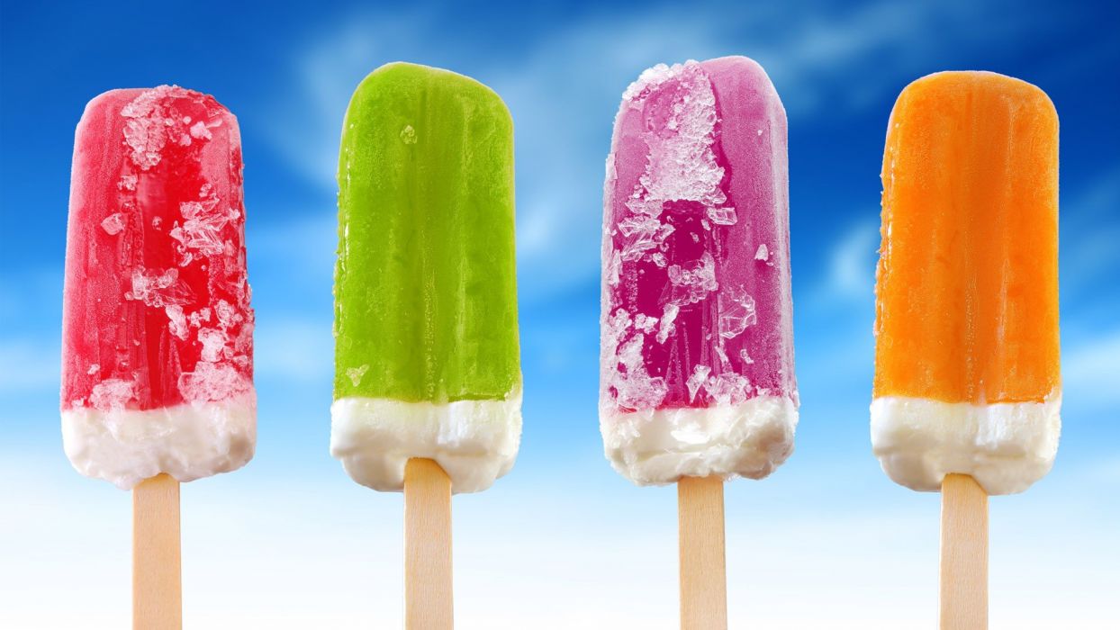 Ice cream summer popsicles wallpaperx1080