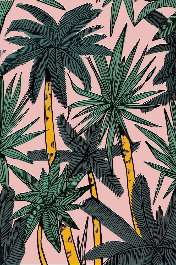 palm print // #tropics. Graphic