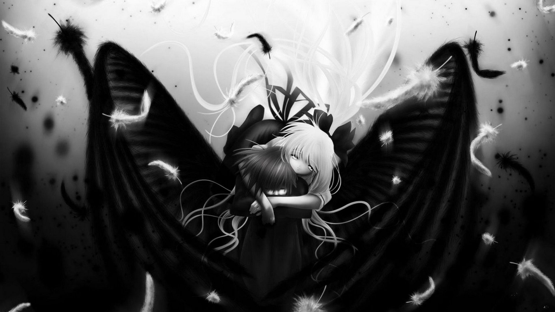 Cute Black Wallpaper for macOS Wallpaper Mac