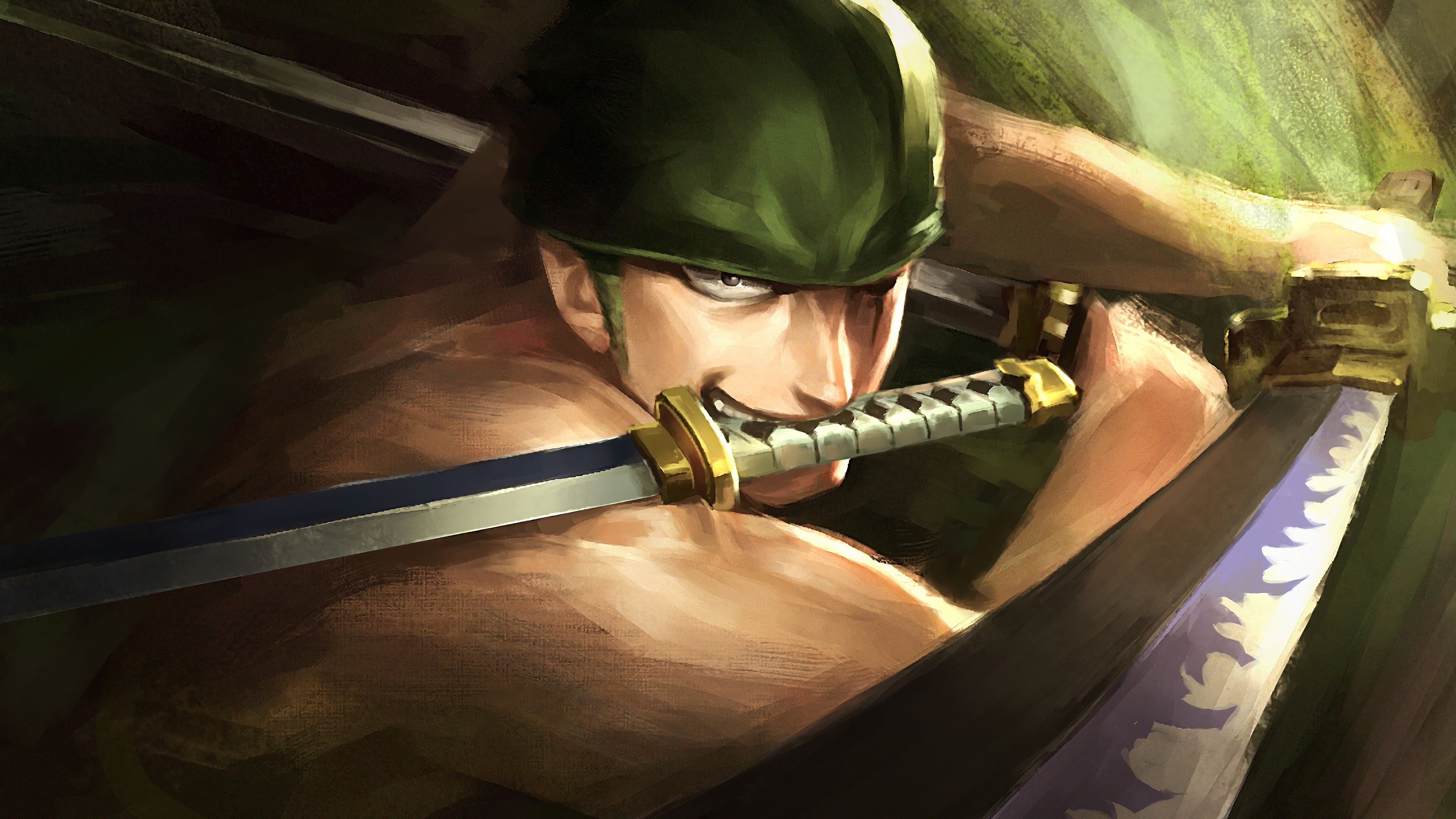 Zoro, Katana, 3 Sword Style, One Piece, 4K wallpaper. Mocah HD Wallpaper