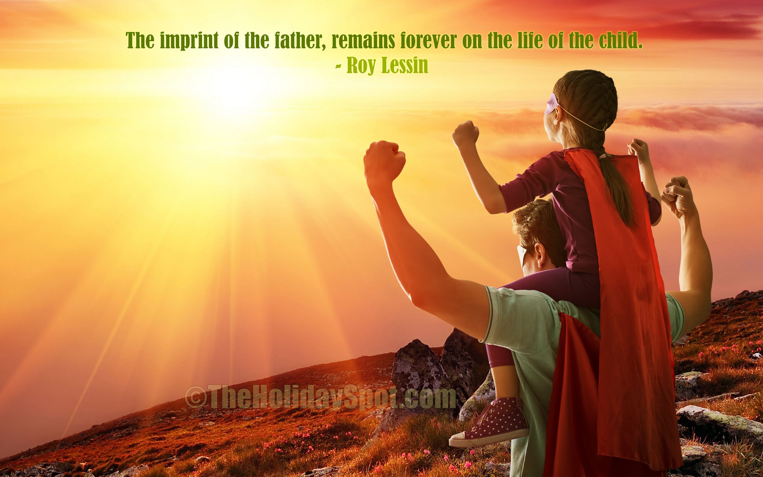 Father's Day Emotional Wallpaper