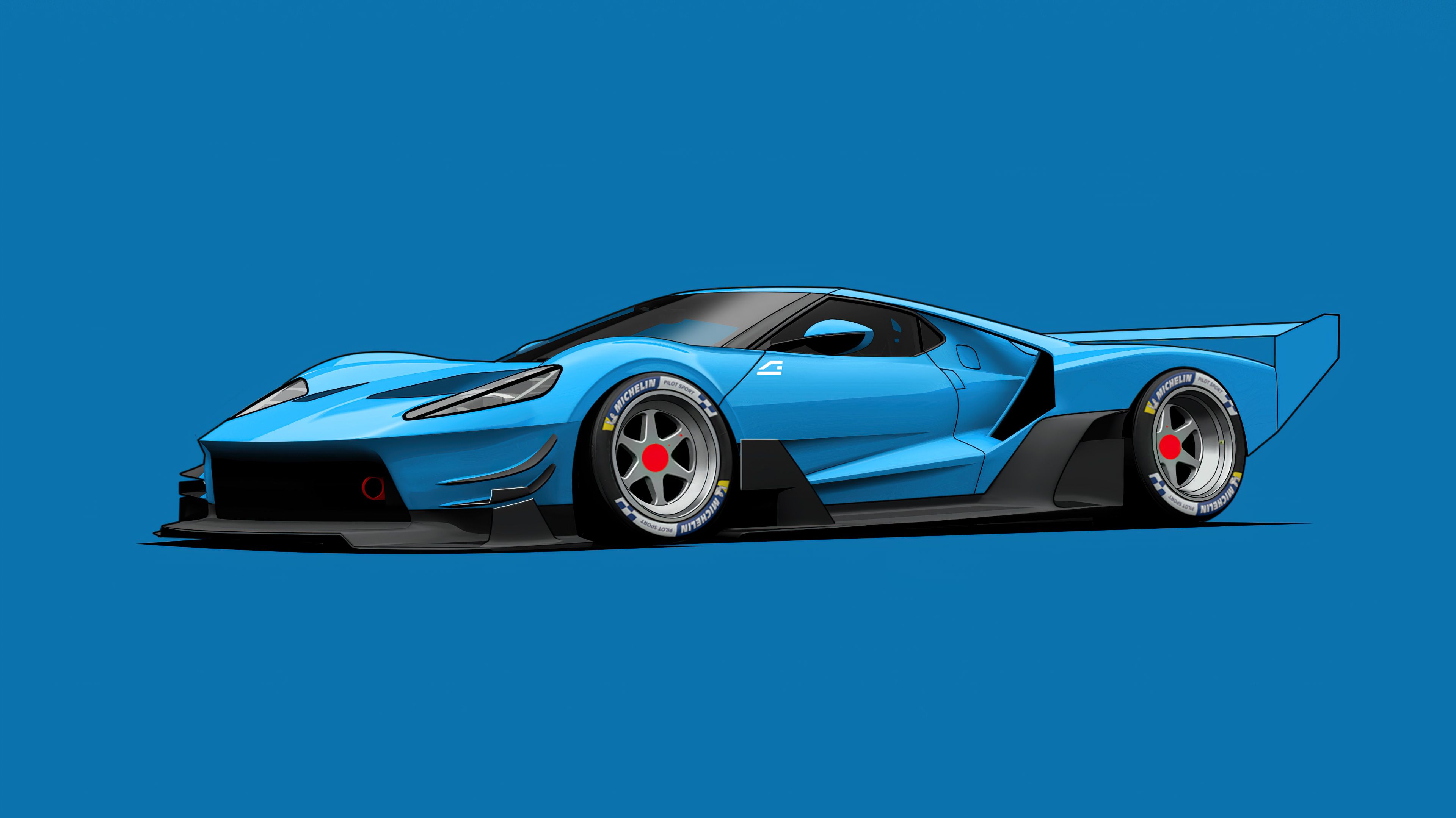 Ford GT C Vgt Minimal 4k, HD Cars, 4k Wallpaper, Image, Background, Photo and Picture