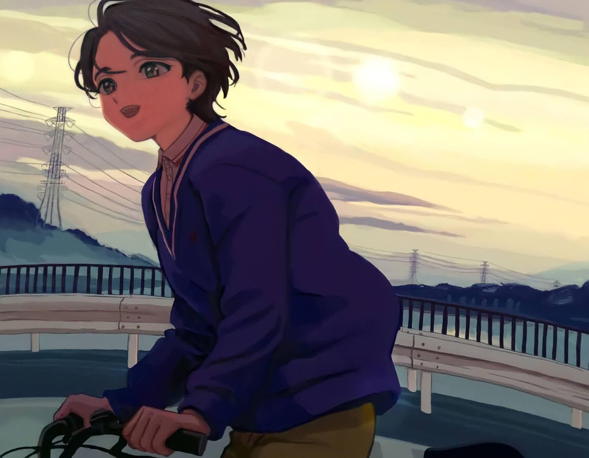 Momoe Sawaki in the ending