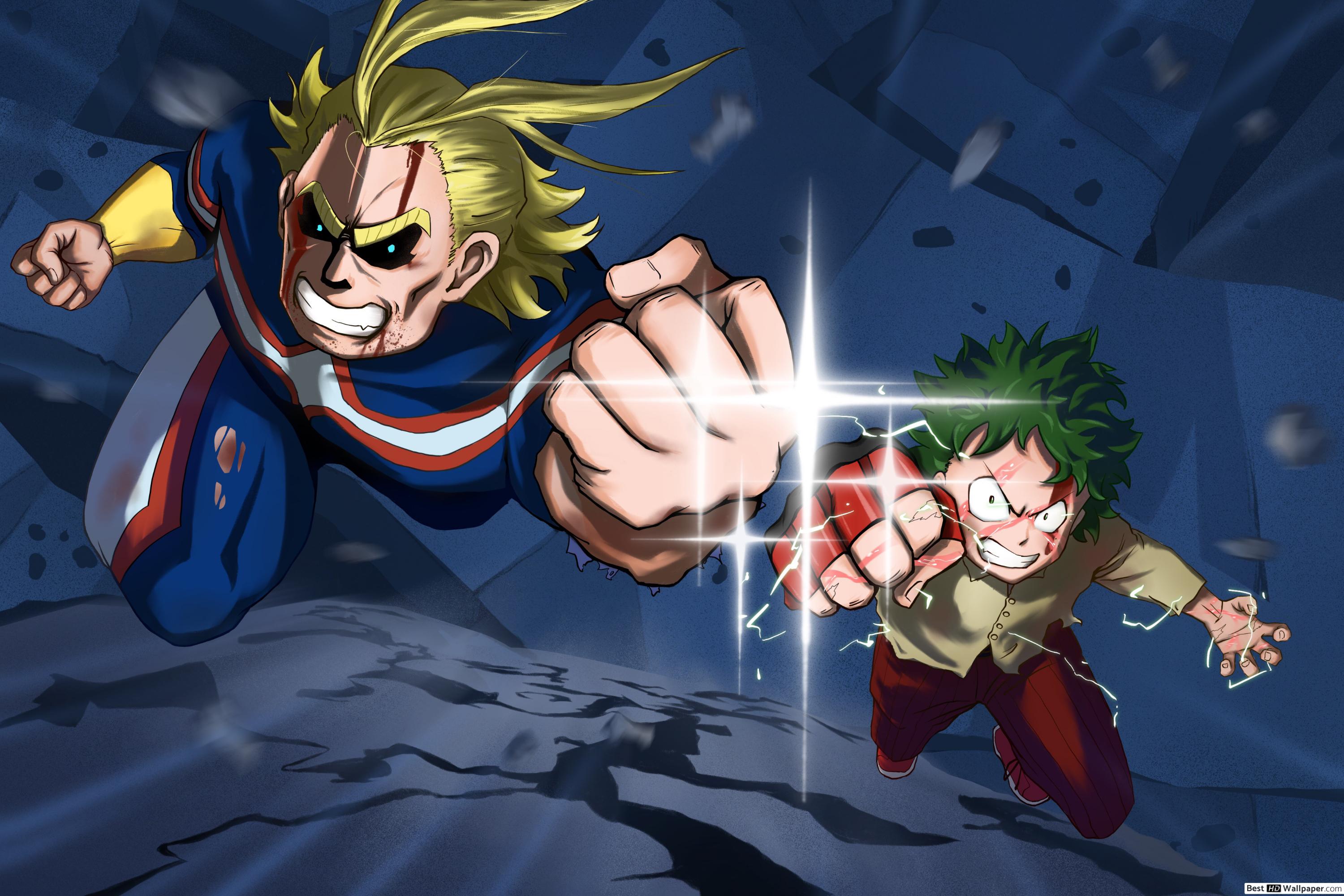 My Hero Academia: Two Heroes Wallpaper
