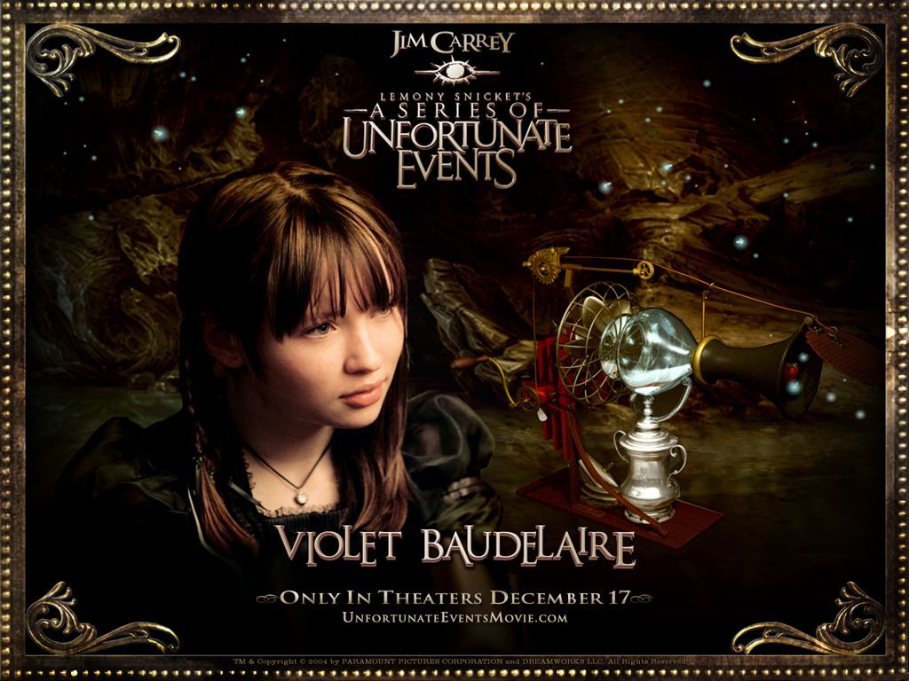 A Series of Unfortunate Events Wallpaper: Violet Baudelaire Wallpaper. A series of unfortunate events, Lemony snicket, Event