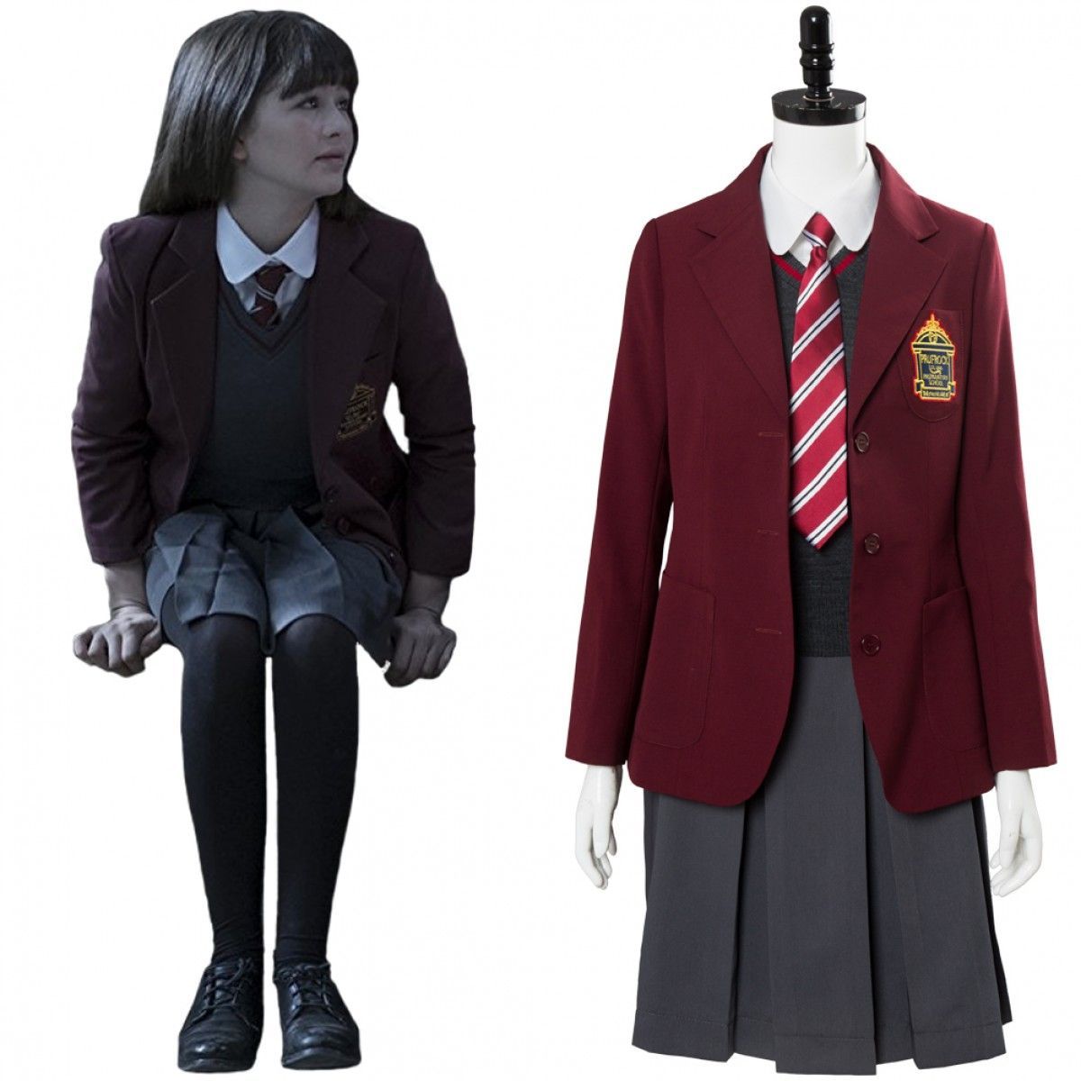 Violet Baudelaire School Uniform Dress Cosplay Costume for Lemony Snicket's A Series of Unfortunate Events. School uniform dress, Cosplay costumes, Costumes