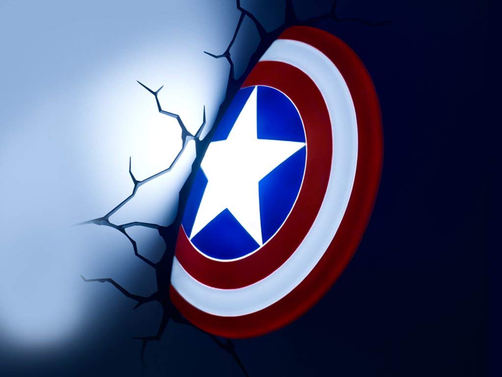 Captain America Shield Light HD Wallpaper