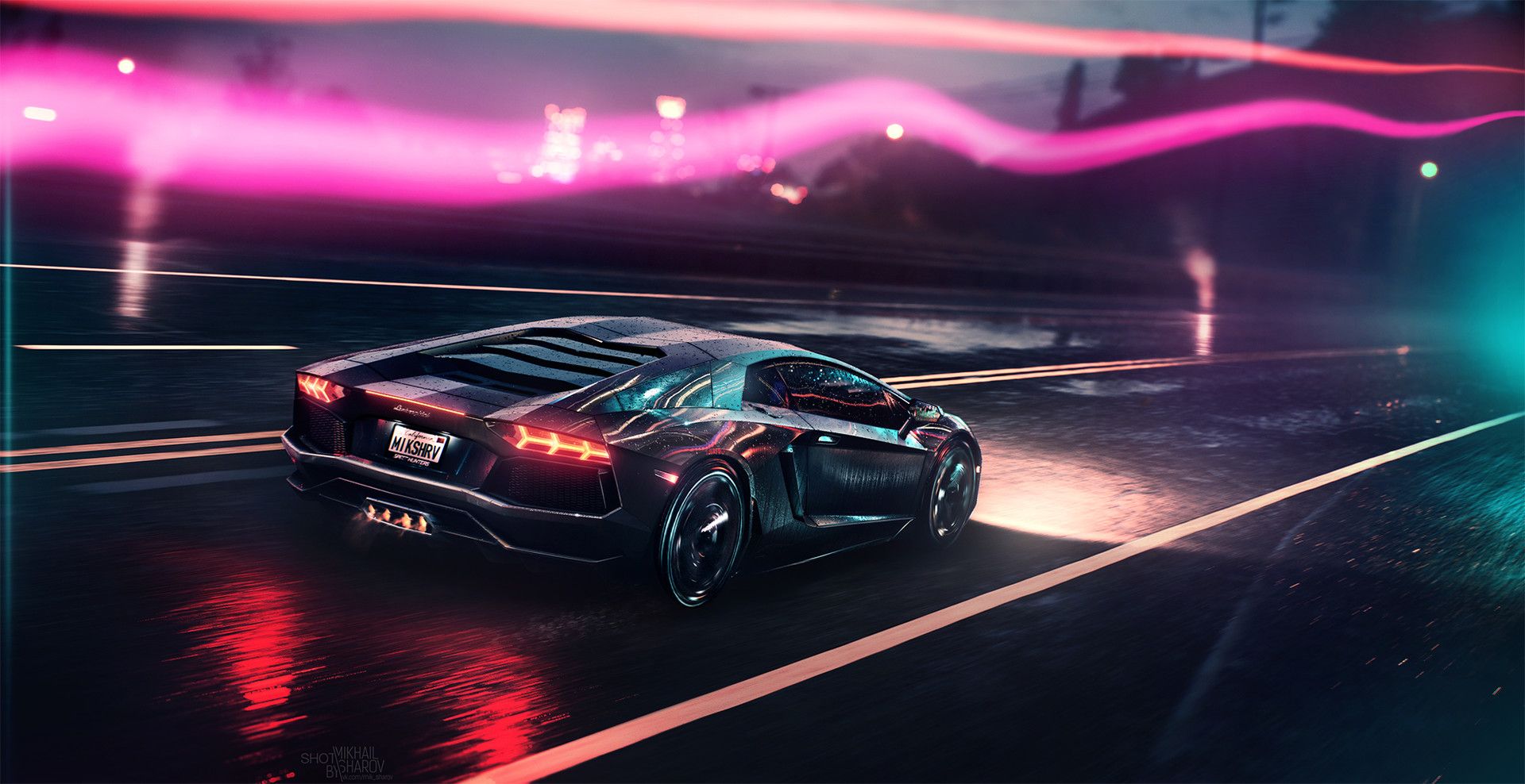 Neon Demon Lamborghini, HD Cars, 4k Wallpaper, Image, Background, Photo and Picture