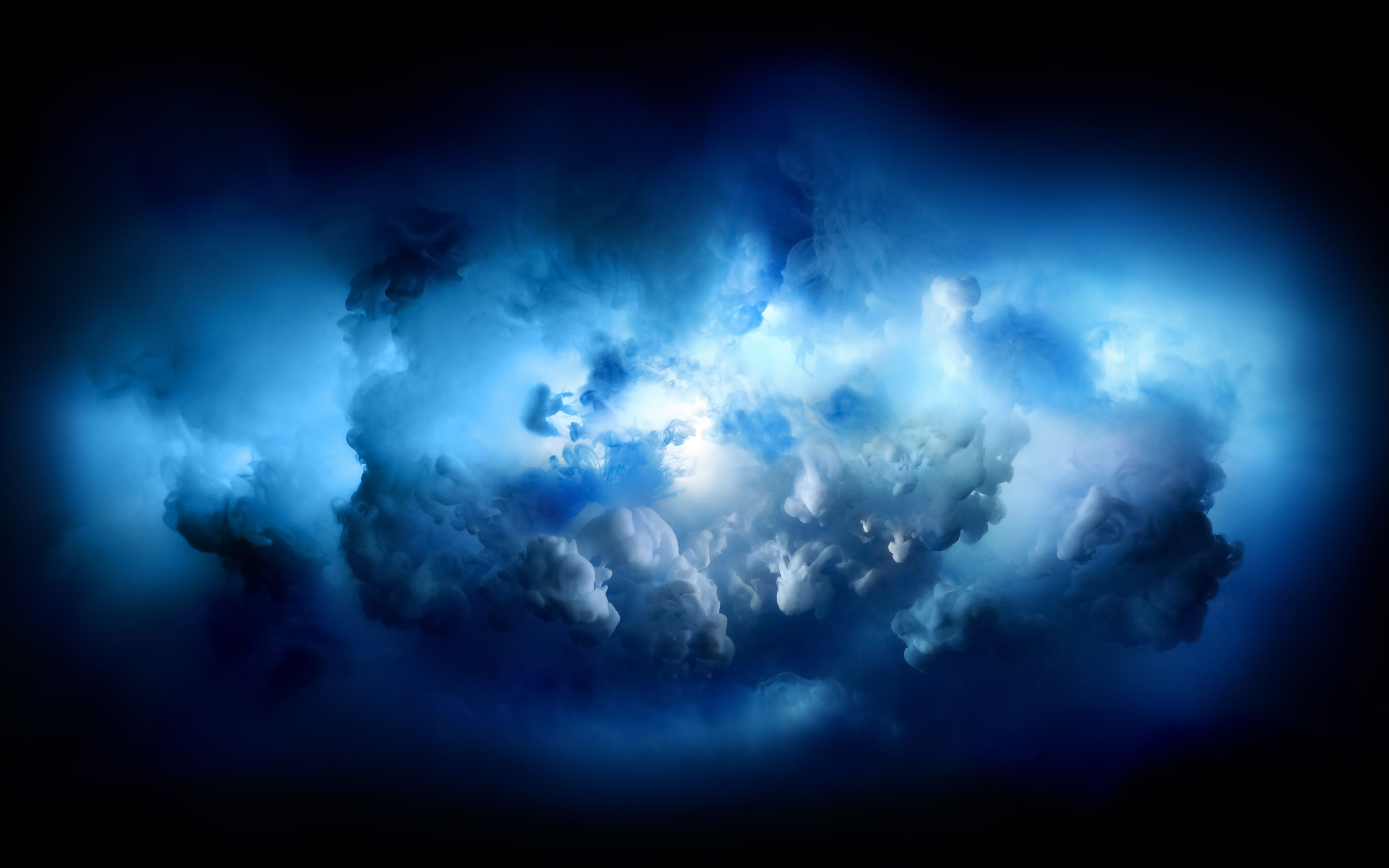 Download 3840x2400 wallpaper dark, blue and white clouds, 4k, ultra HD 16: widescreen, 3840x2400 HD image, background, 2043
