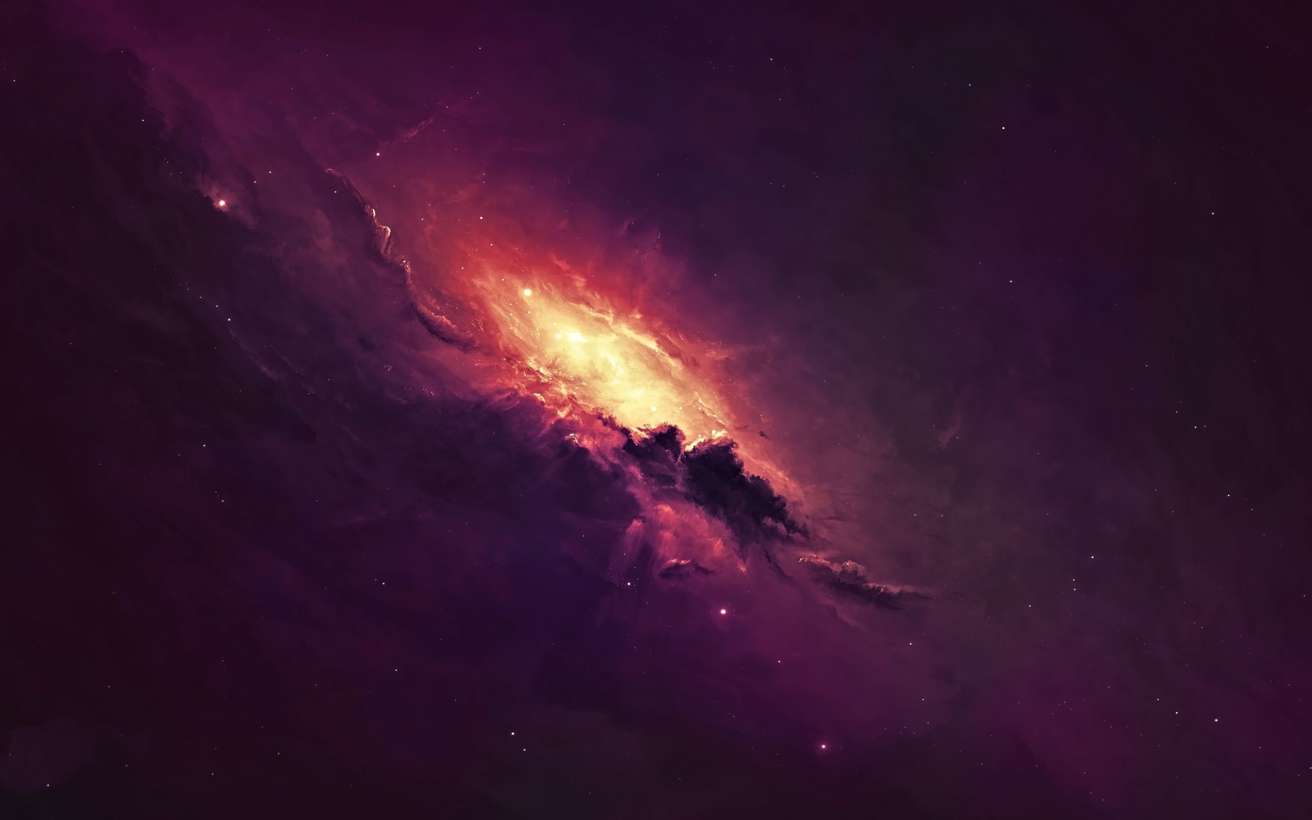 Desktop Wallpaper Space, Nebula, Dark Clouds, 4k, HD Image, Picture, Background, 721cb6