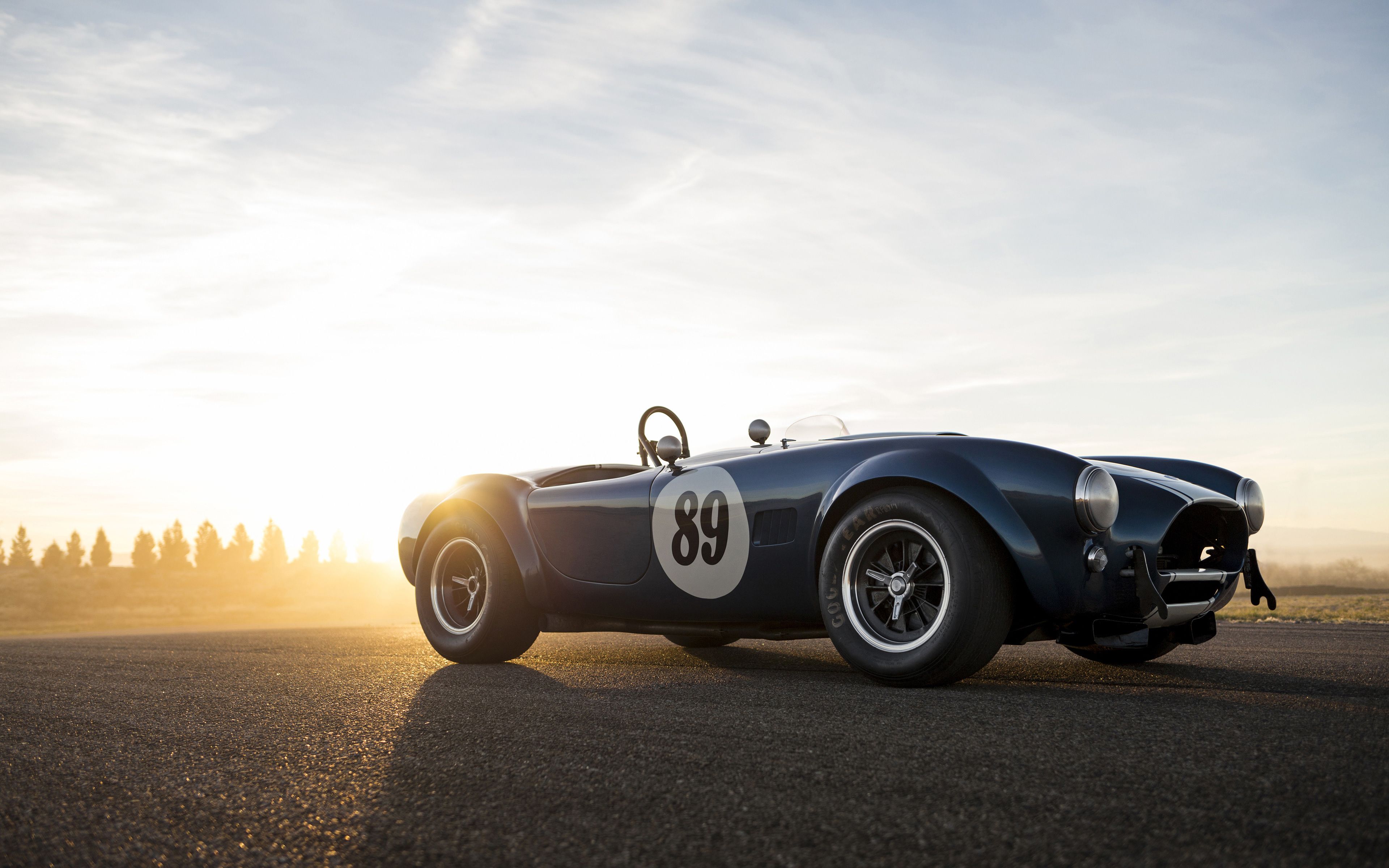 Download wallpaper Shelby Cobra 4k, retro cars, 1964 cars, roadster, Shelby Cobra for desktop with resolution 3840x2400. High Quality HD picture wallpaper