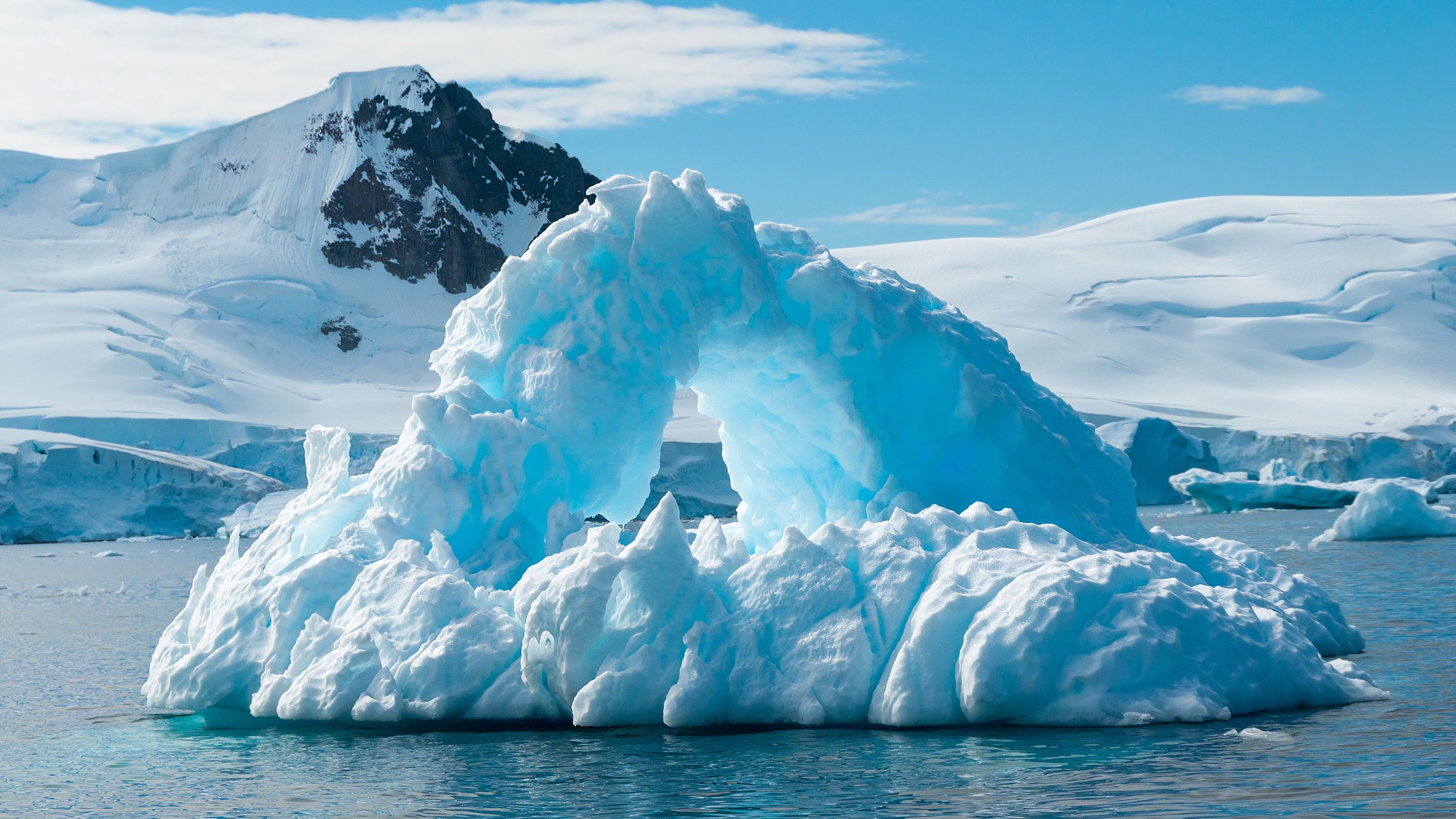 Wallpaper Antarctica, 5k, 4k wallpaper, 8k, iceberg, north, winter, Nature