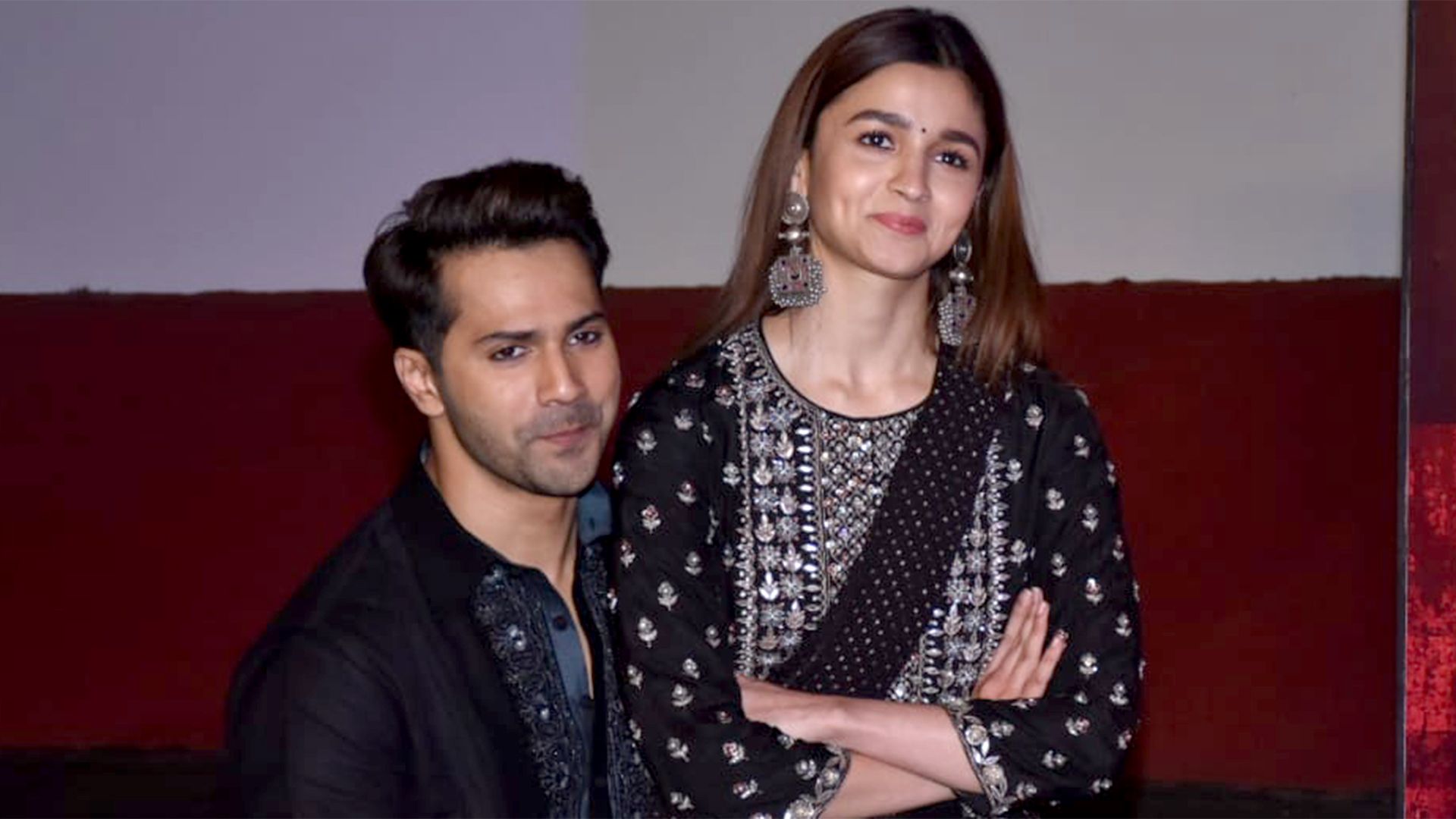 Alia Bhatt wears an Anita Dongre sharara set for the launch of Kalank's new song 'First Class'