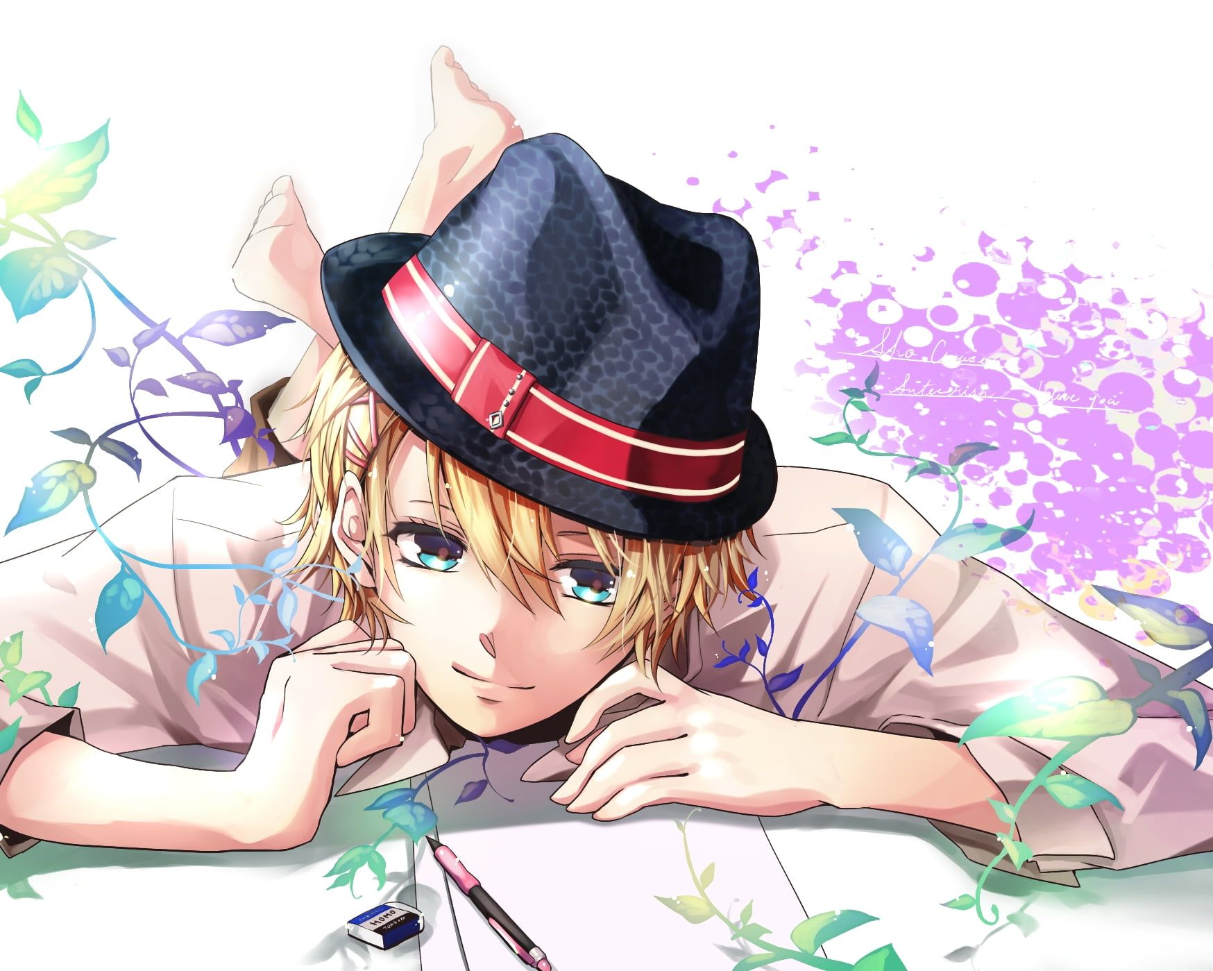 Cute Anime Boy With Top Hat