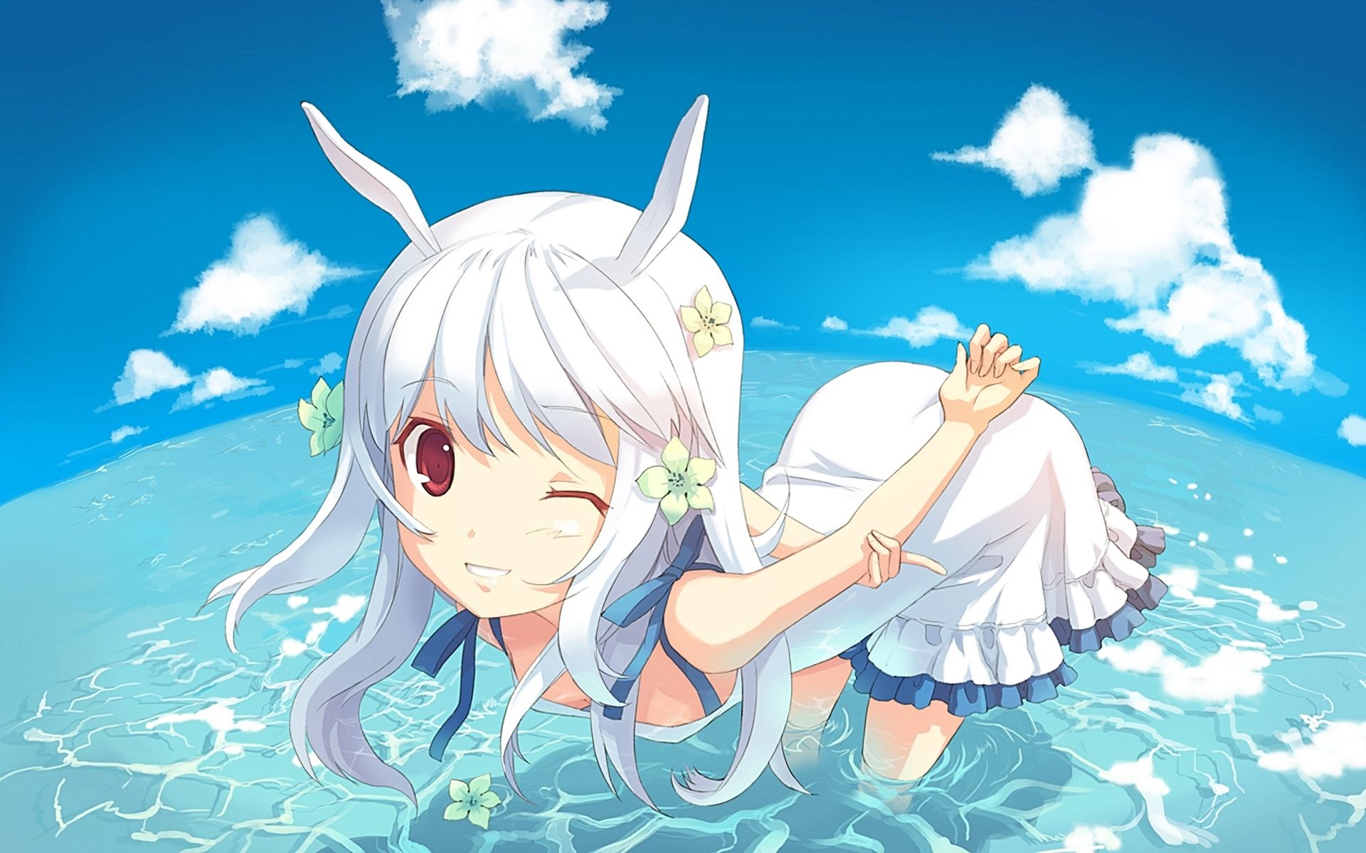Anime Girl In Water