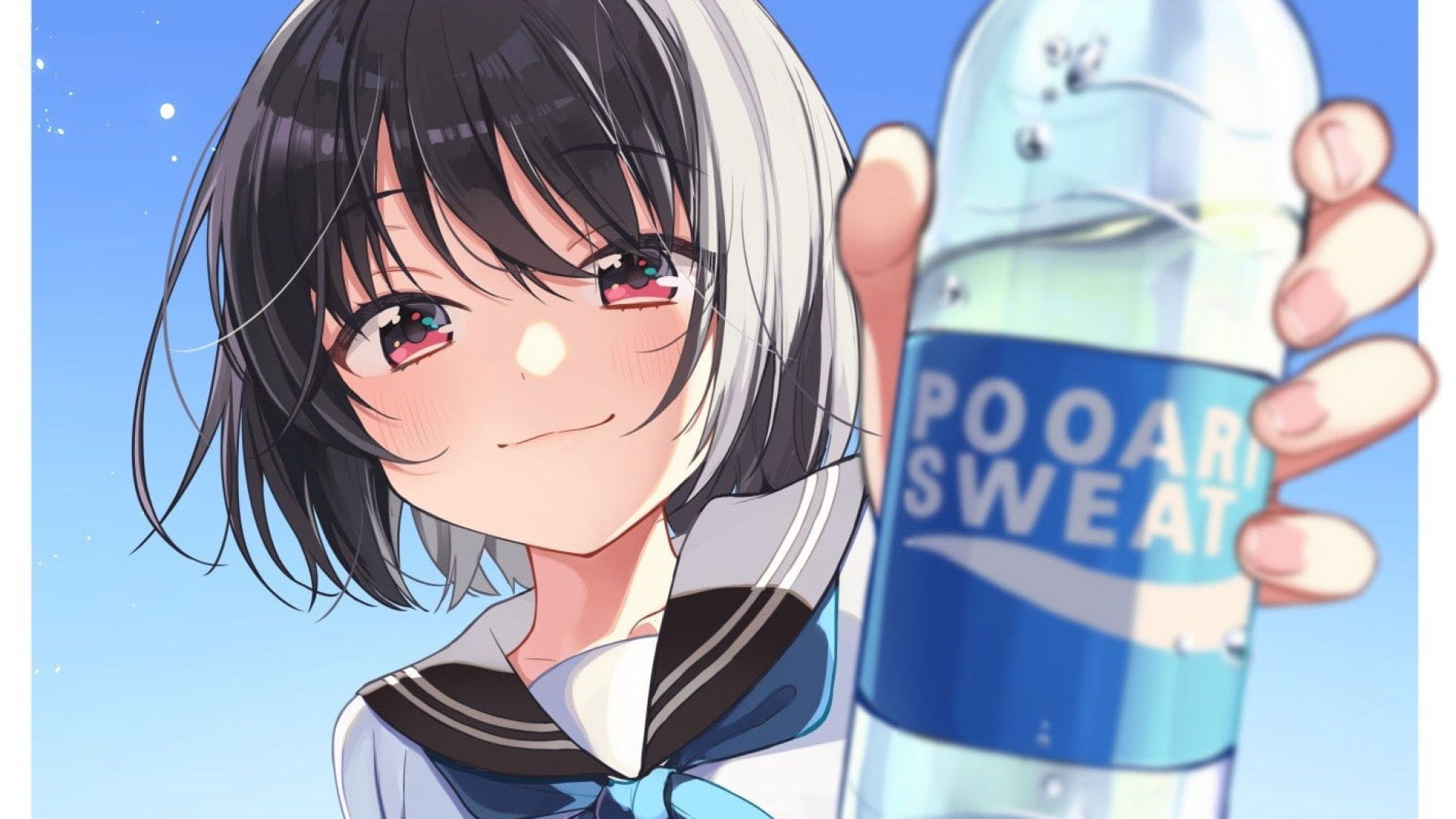 Wallpaper Lofi Anime Girls, School Uniform, Water • Wallpaper For You HD Wallpaper For Desktop & Mobile