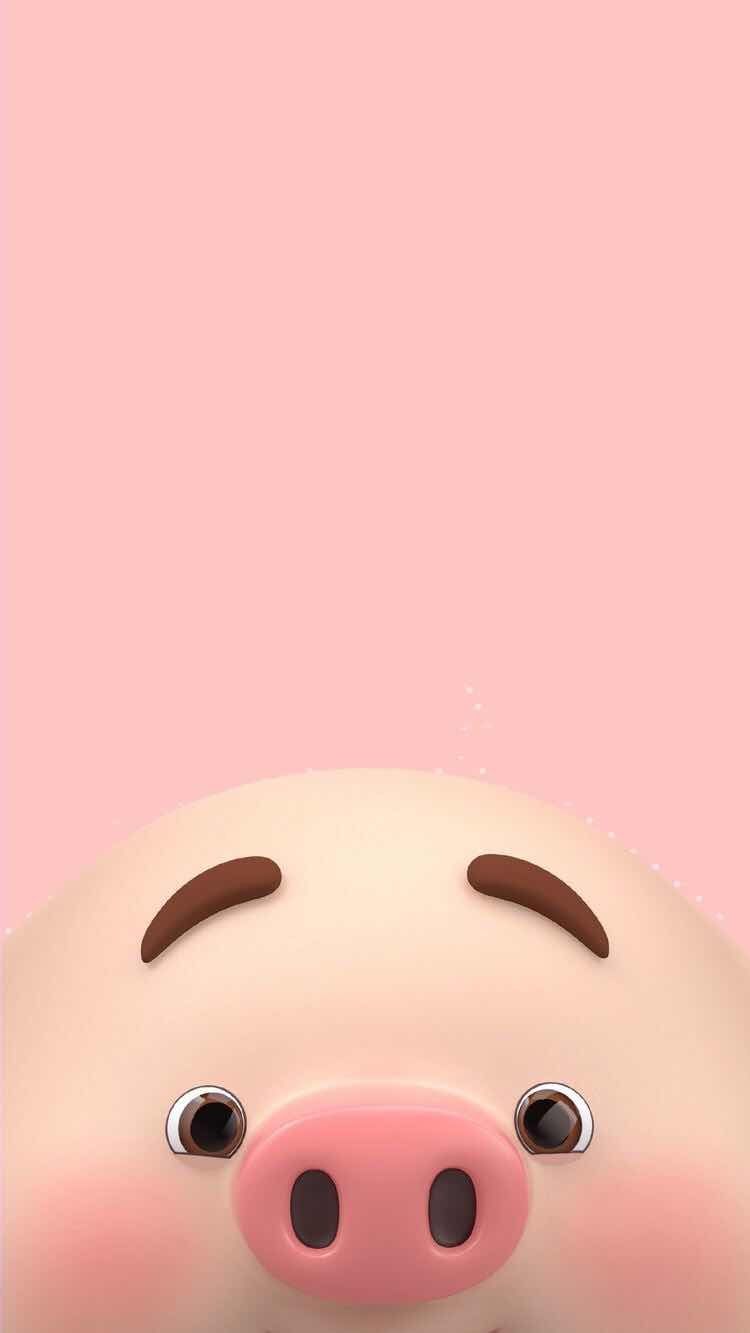 iPhone and Android Wallpaper: Cute Piggy Wallpaper for iPhone and Android
