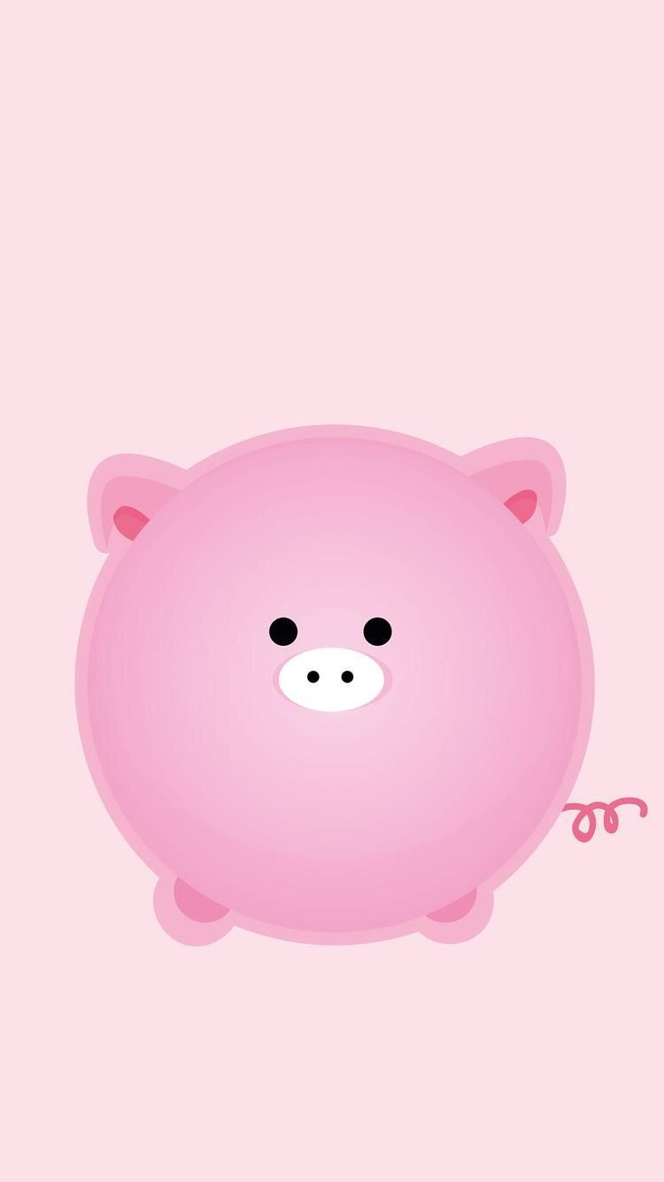Pink Piggy Wallpaper