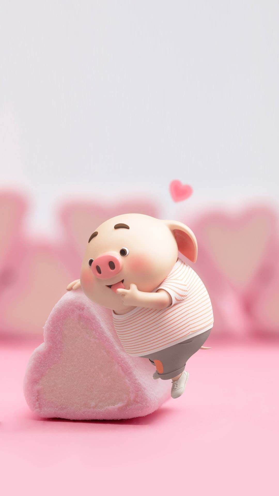 Anime Pig iPhone Wallpaper