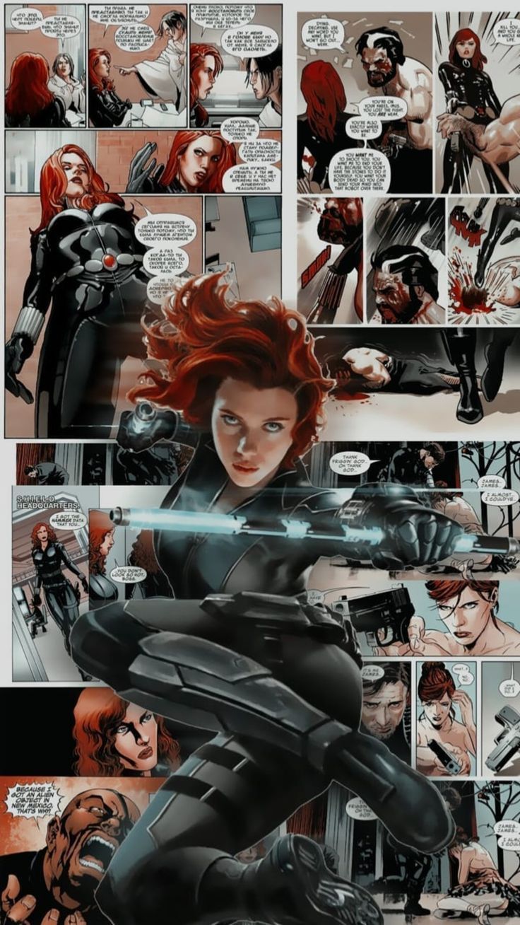 Black Widow Comics Wallpaper Free Black Widow Comics Background