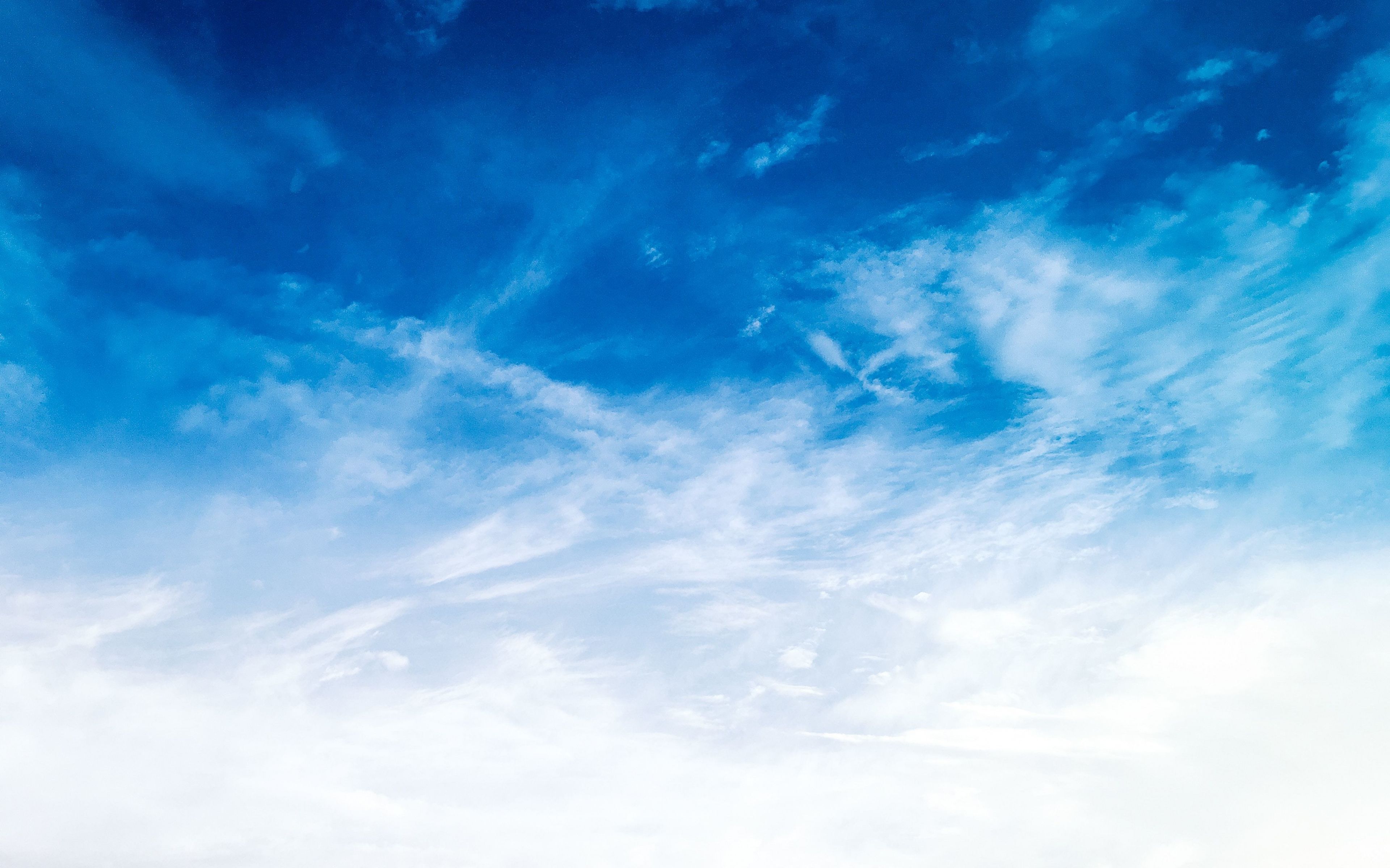 Download 3840x2400 wallpaper clouds and blue sky, sunny day, 4k, ultra HD 16: widescreen, 3840x2400 HD image, background, 10815