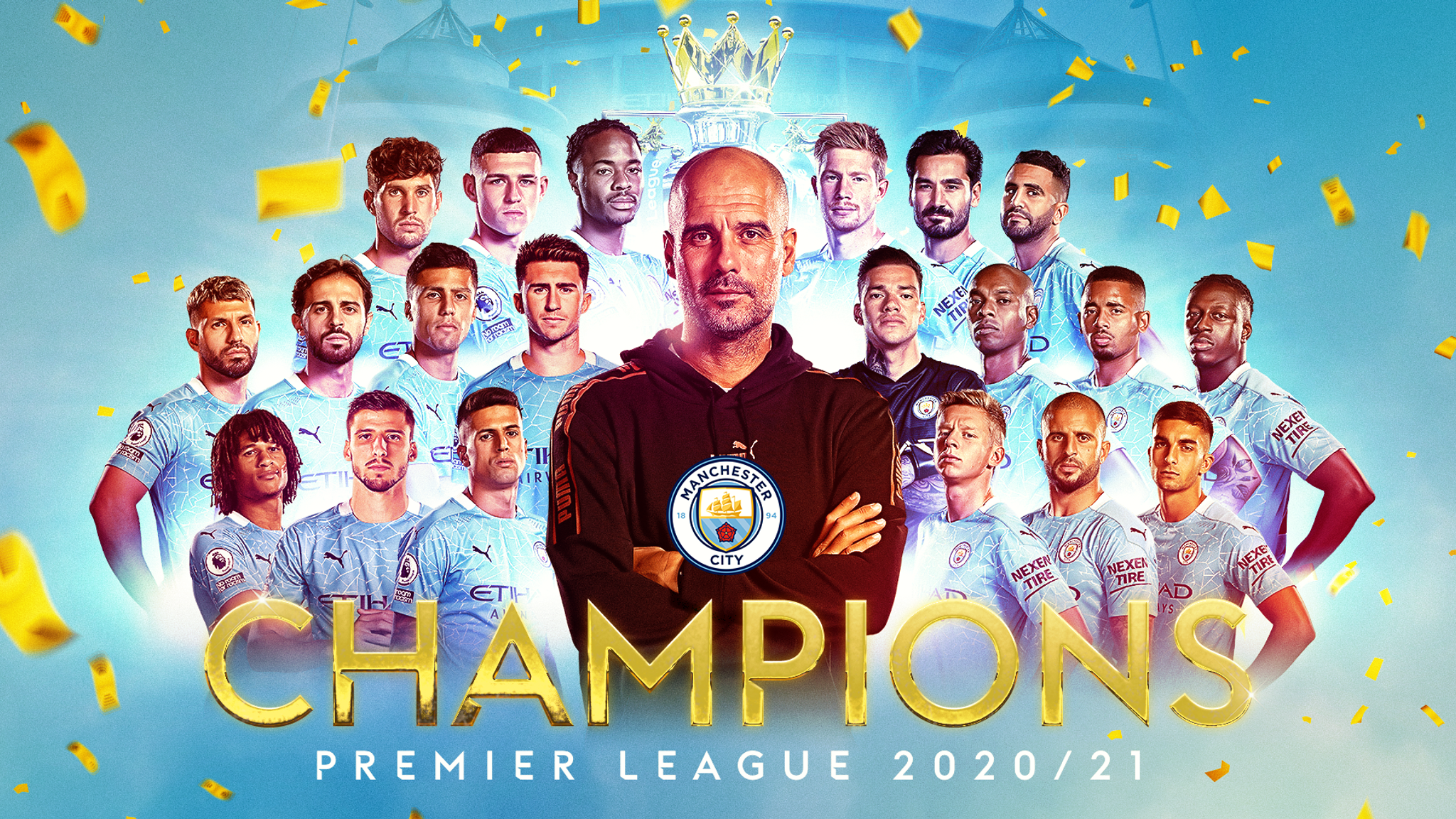 Manchester City Premier League Champions 2021 Wallpapers Wallpaper Cave