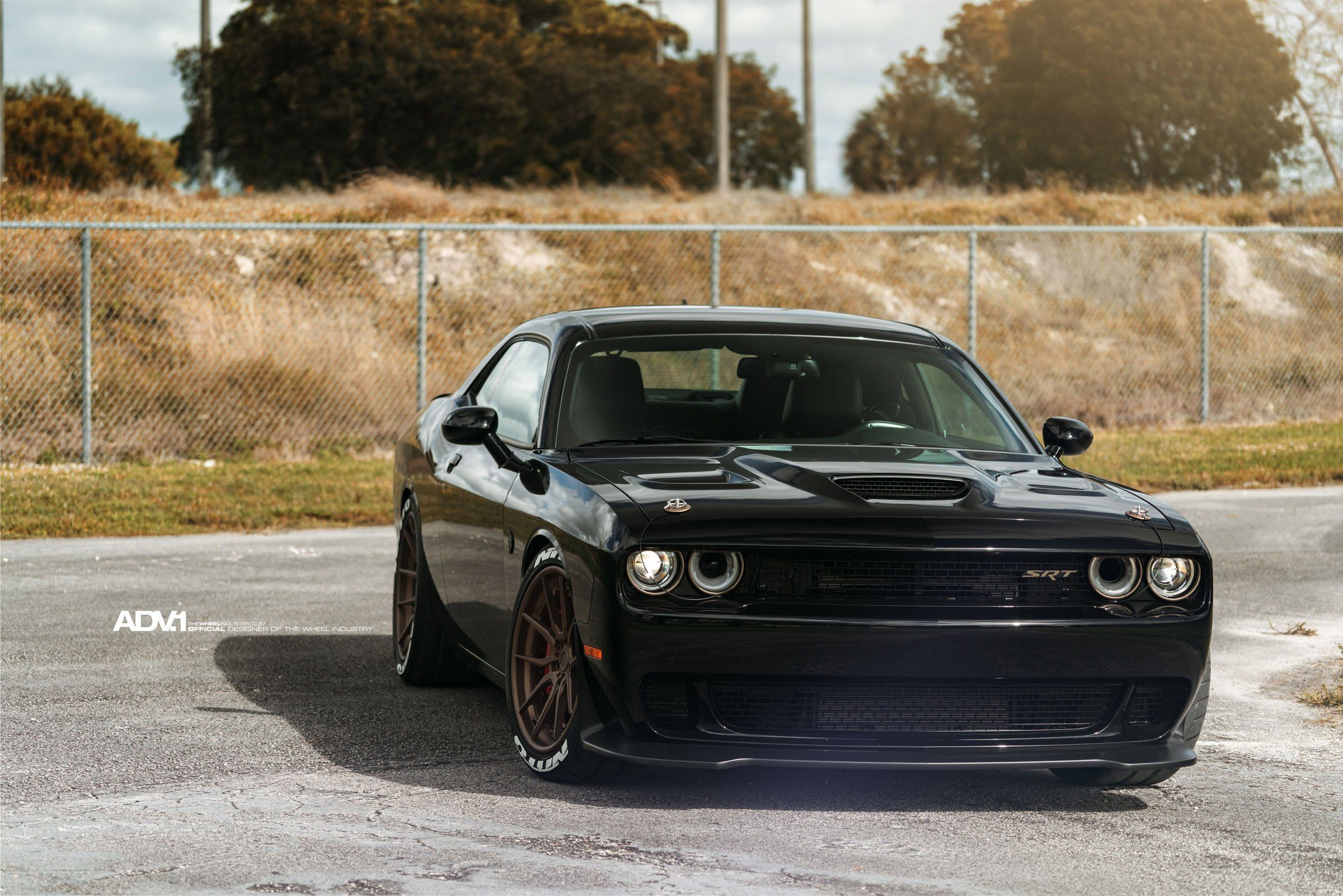 dodge, Challenger, Srt, Hellcat, Cars, Black Wallpaper HD / Desktop and Mobile Background