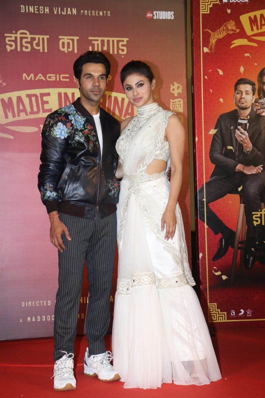 Rajkummar Rao, Mouni Roy and others at the trailer launch of Made In China