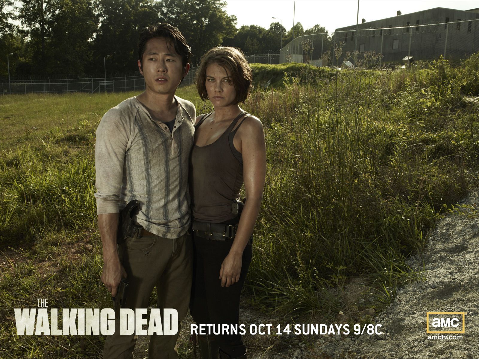 The Walking Dead Wallpaper: Glenn & Maggie. The walking dead, Walking dead season, Fear the walking dead