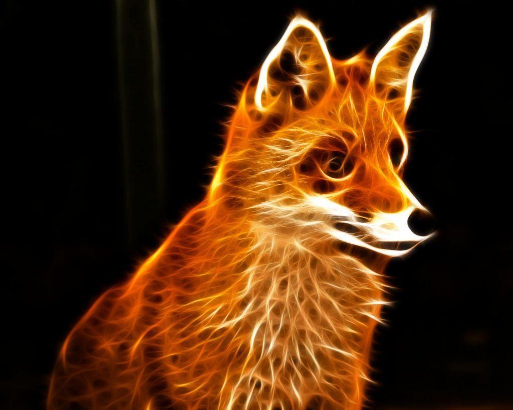 imgur.com. Fox image, Fractal art, Animal wallpaper