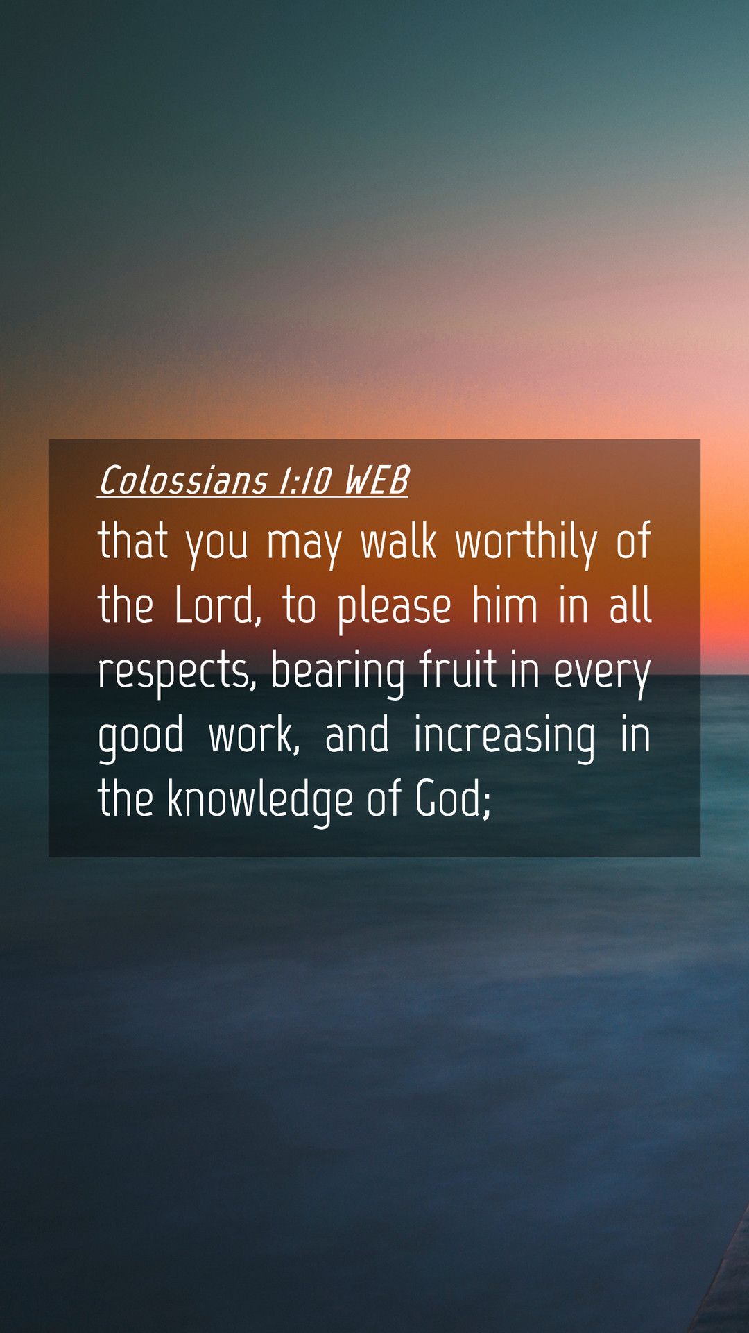 Colossians 1:10 Wallpapers - Wallpaper Cave