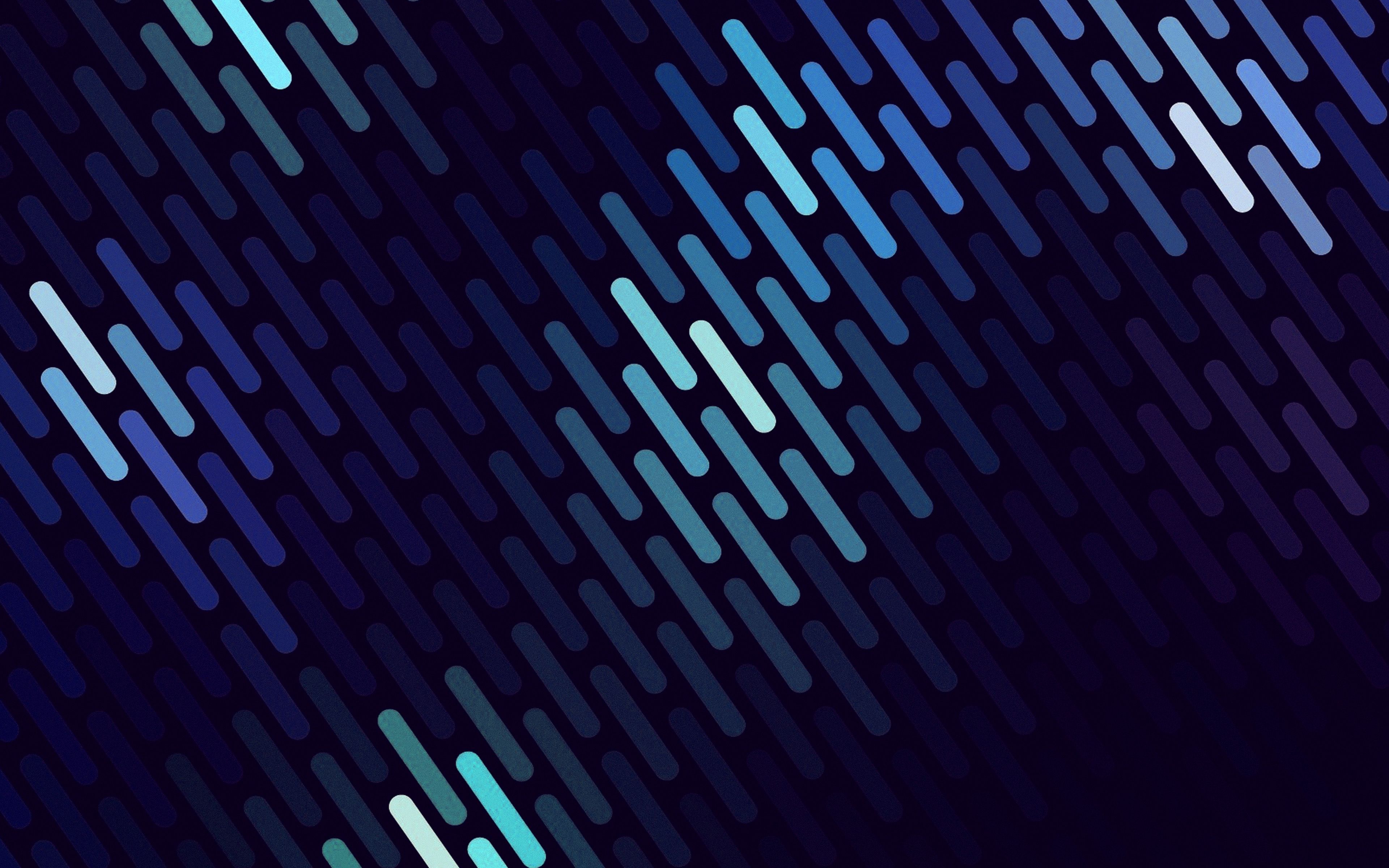 Abstract Blue Dots Lines Pattern Wallpaper
